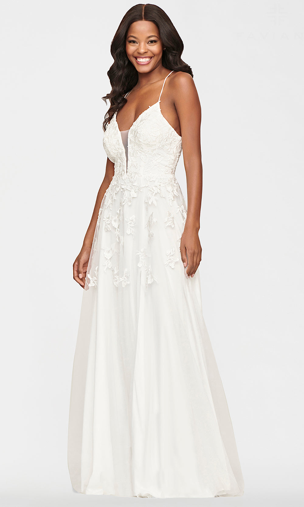 Faviana S10640 In Ivory