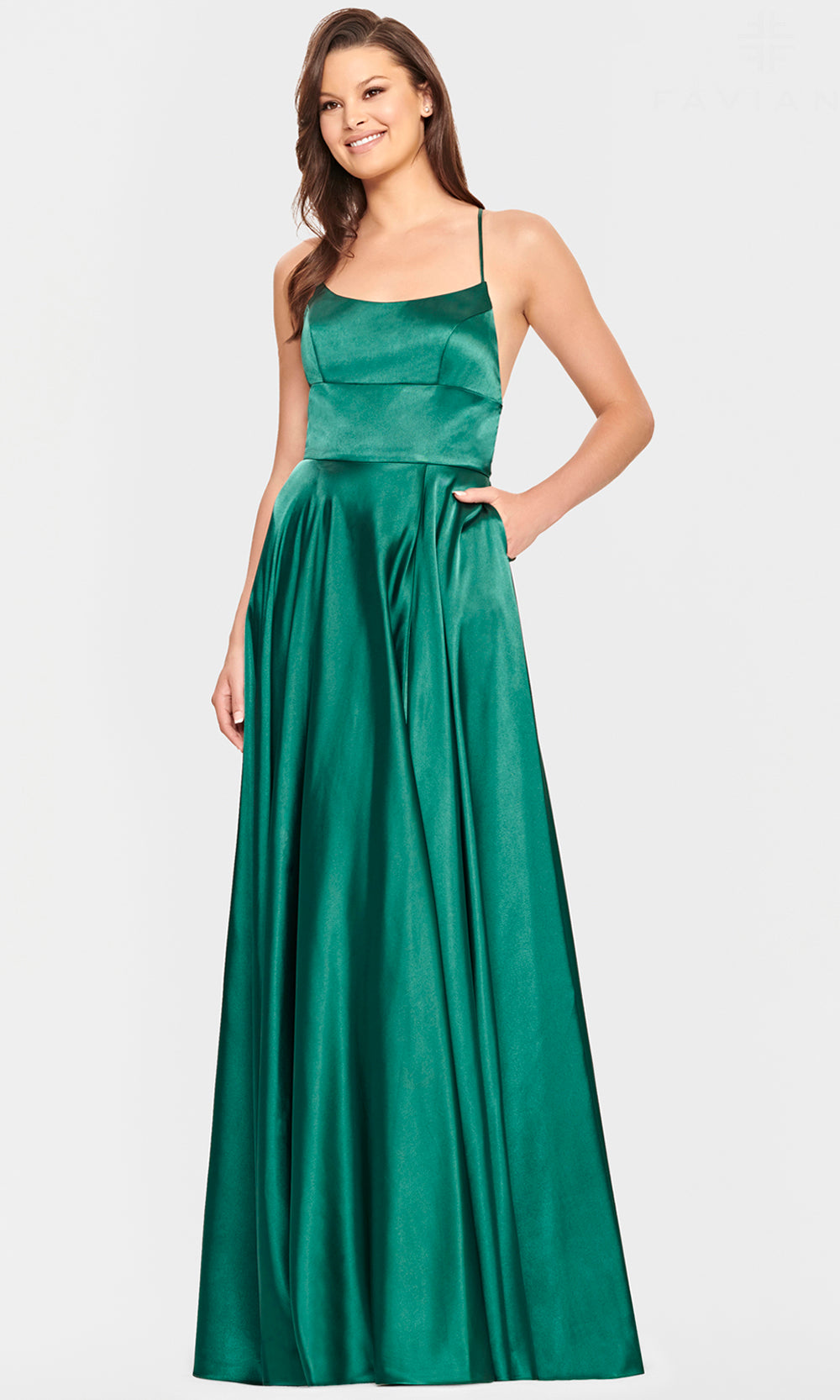 Faviana S10828 Deep Green