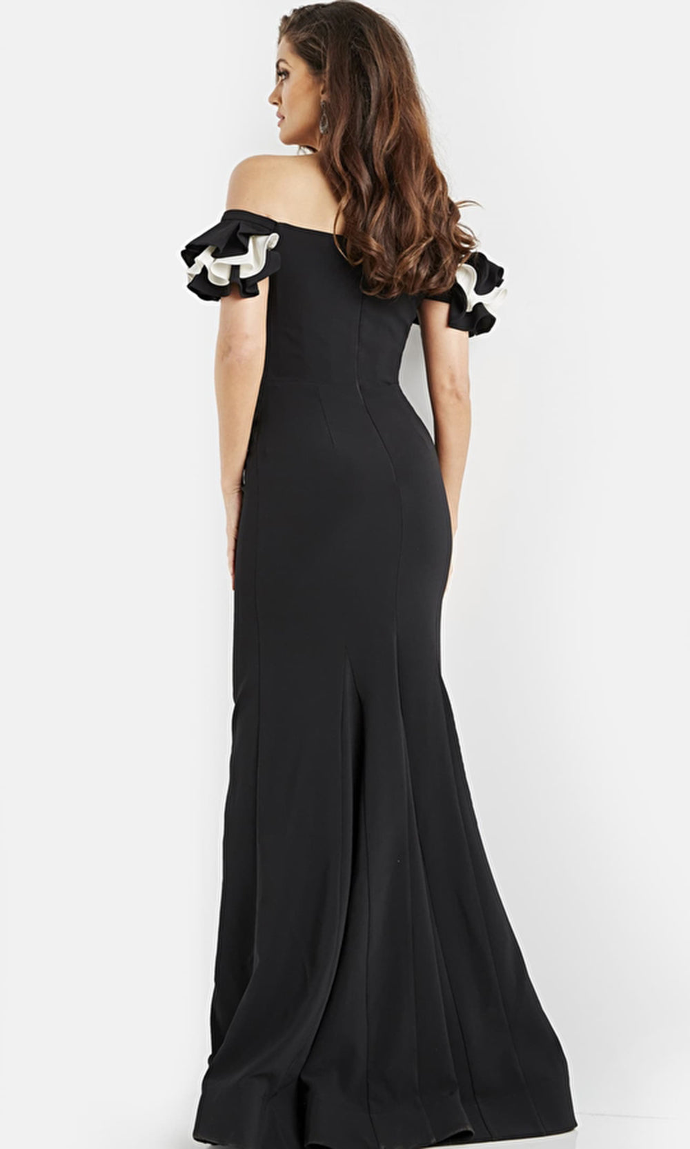 Jovani 07017 Black and White