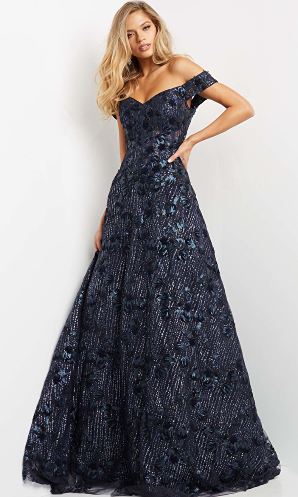Jovani 07162 Blue