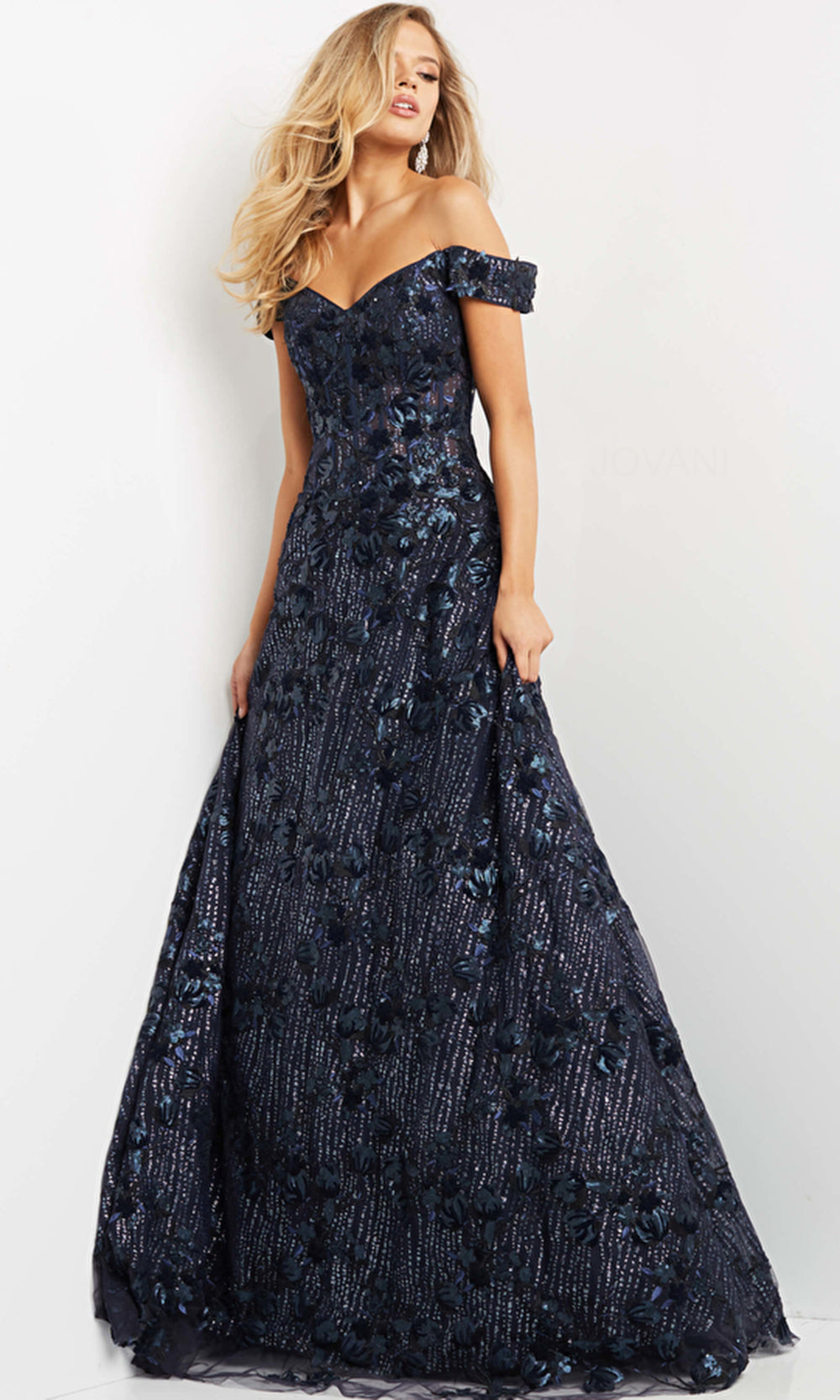 Jovani 07162 Blue