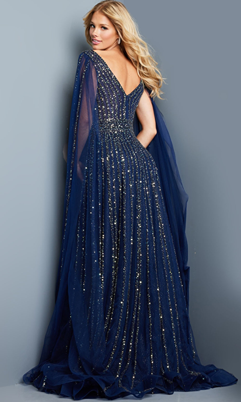 Jovani 23362 in Blue