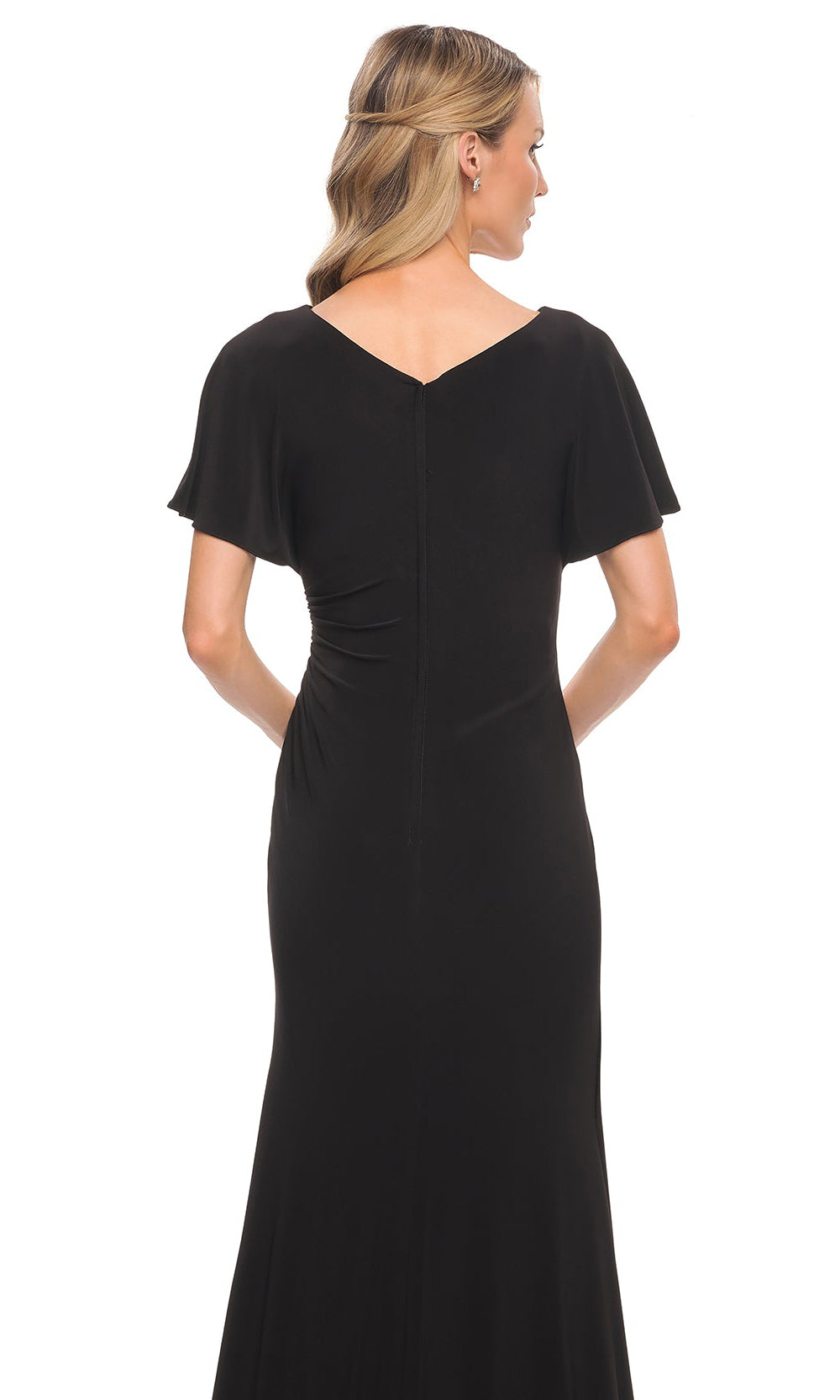 La Femme - 29997 Sheath Fitted Evening Dress In Black