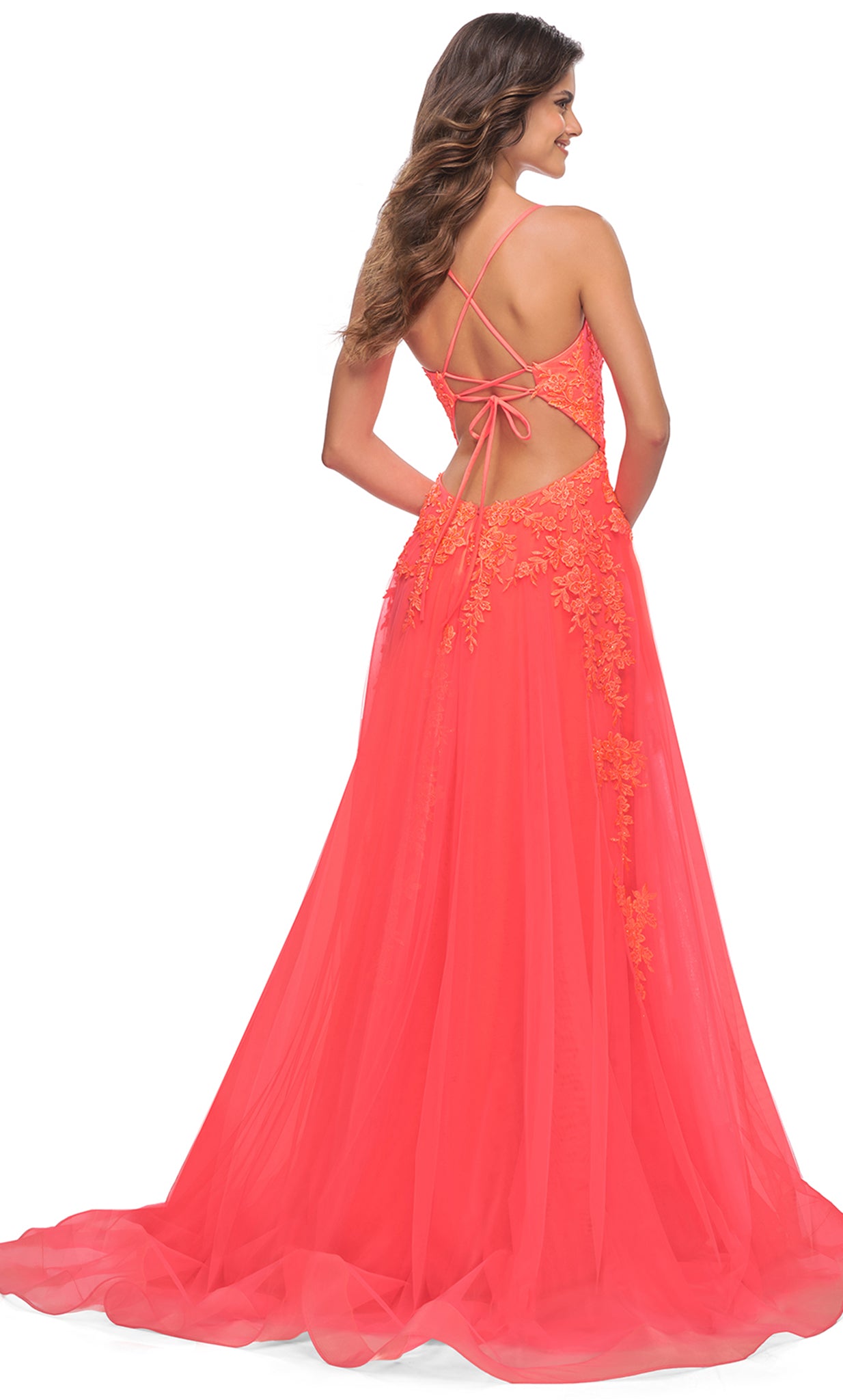 La Femme 30637 Pink and Orange