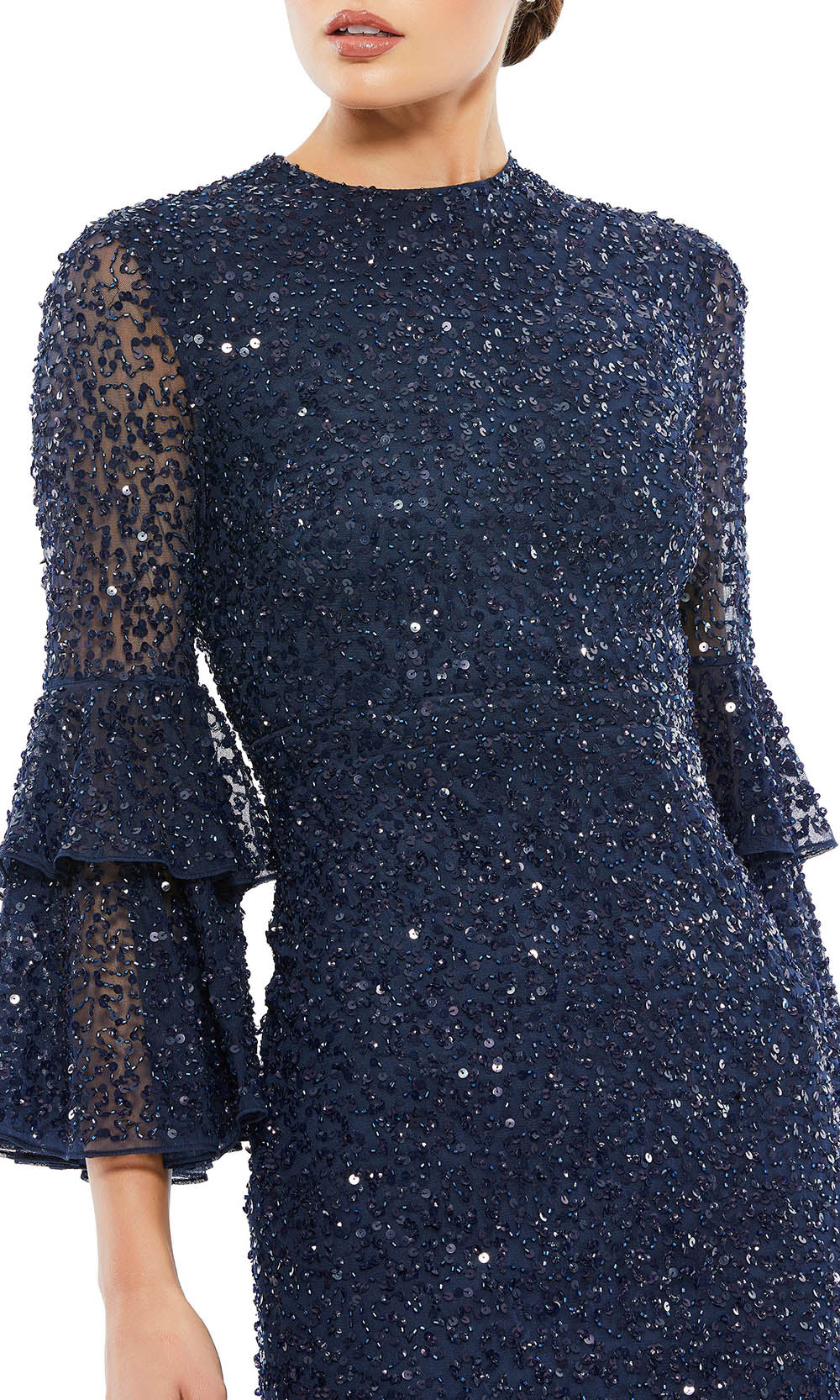 Mac Duggal 10802 In Blue