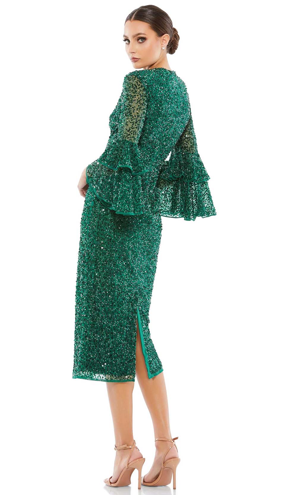 Mac Duggal 10802 In Green