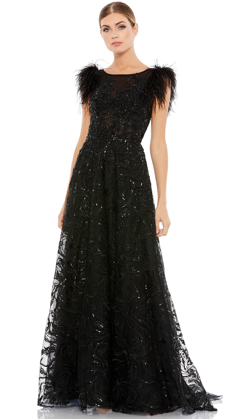 Mac Duggal 20296 In Black