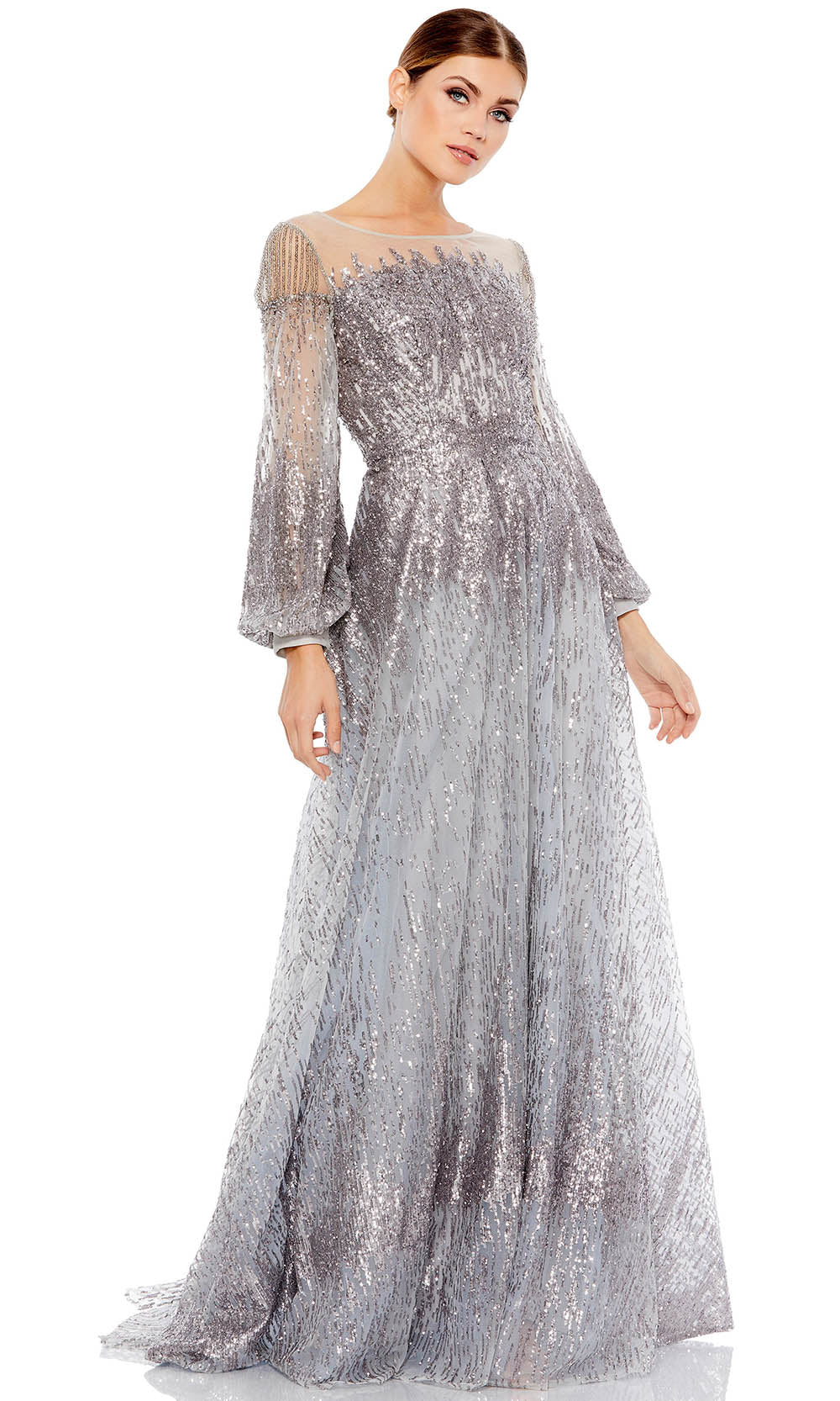 Mac Duggal 20307 In Silver