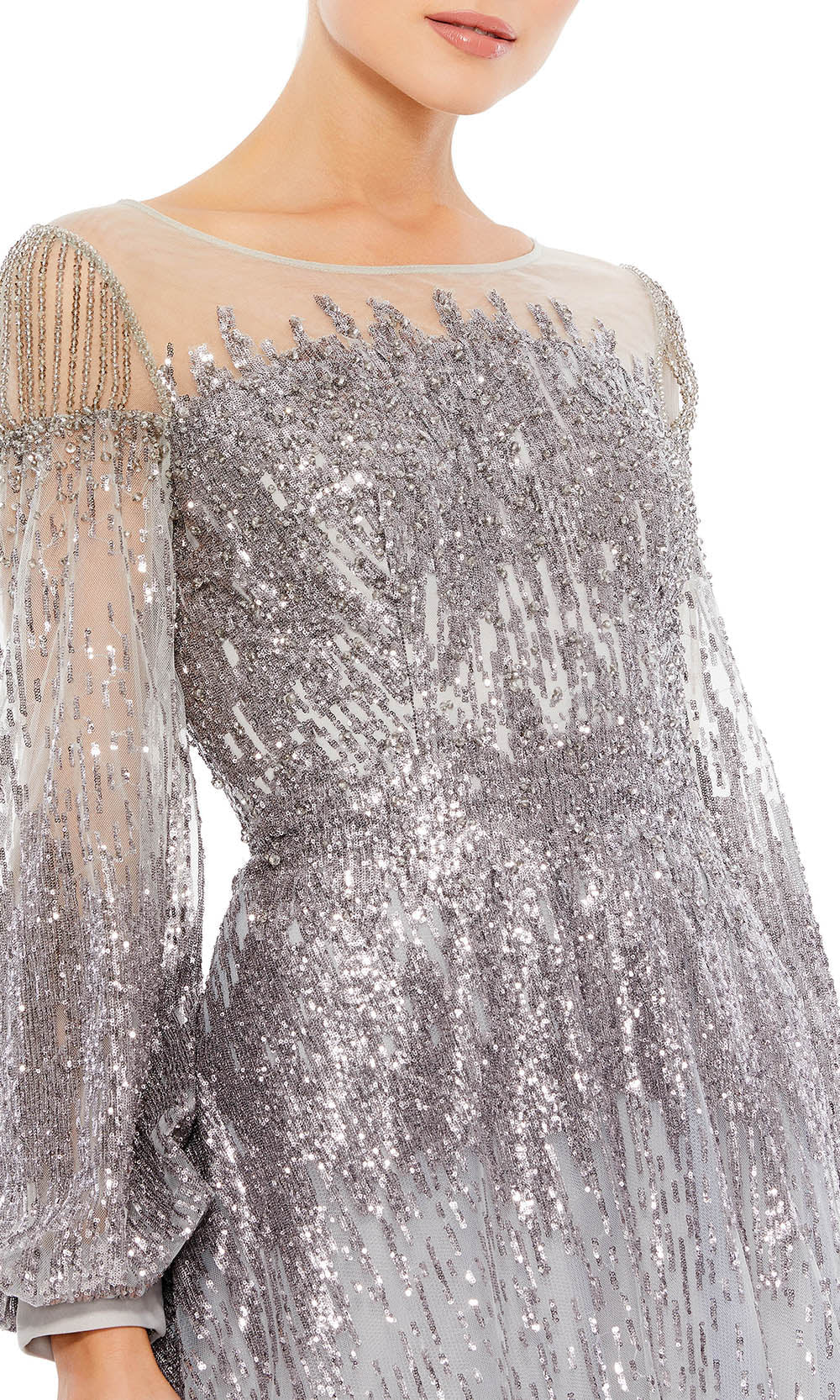 Mac Duggal 20307 In Silver