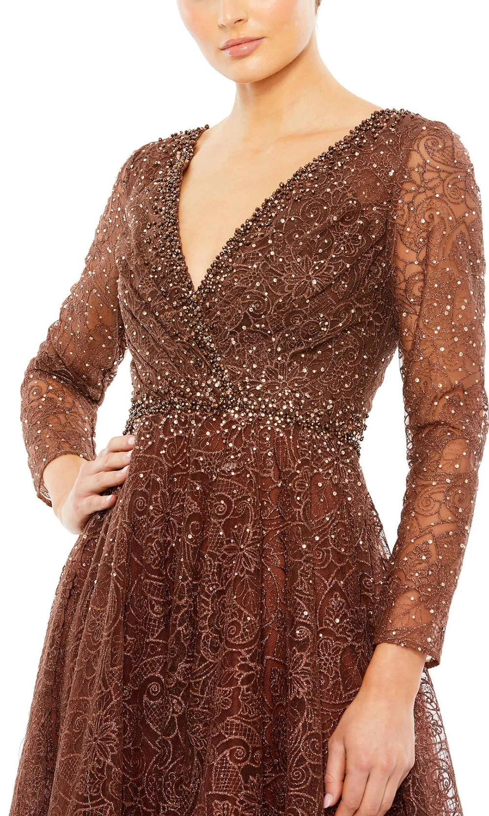 Mac Duggal 20372 Chocolate