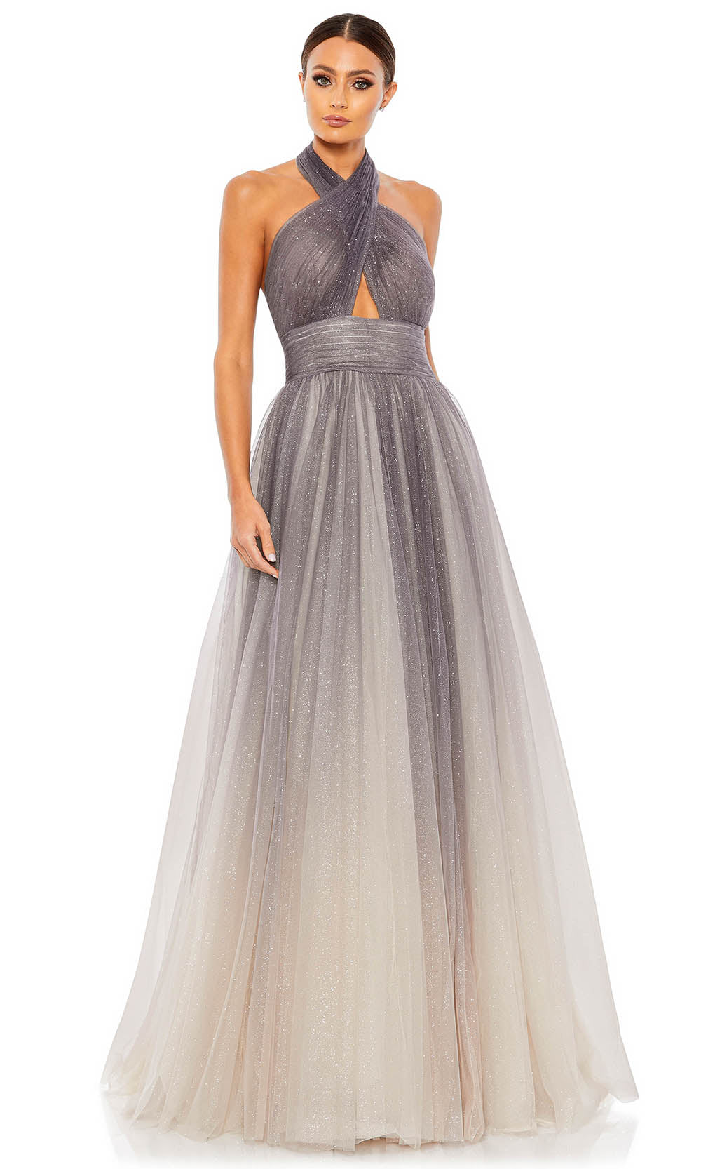 Mac Duggal 20376 In Gray