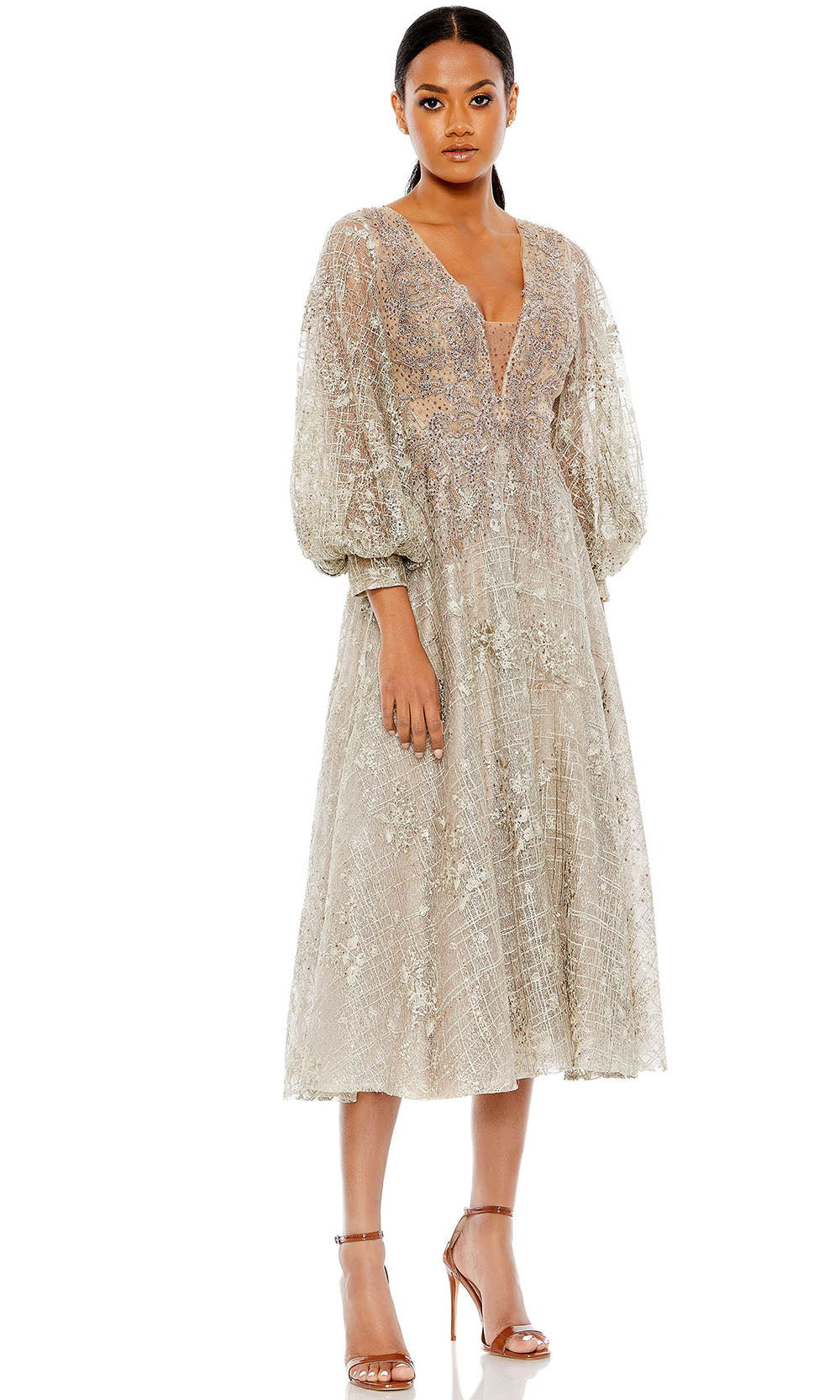 Mac Duggal 20391 In Gray