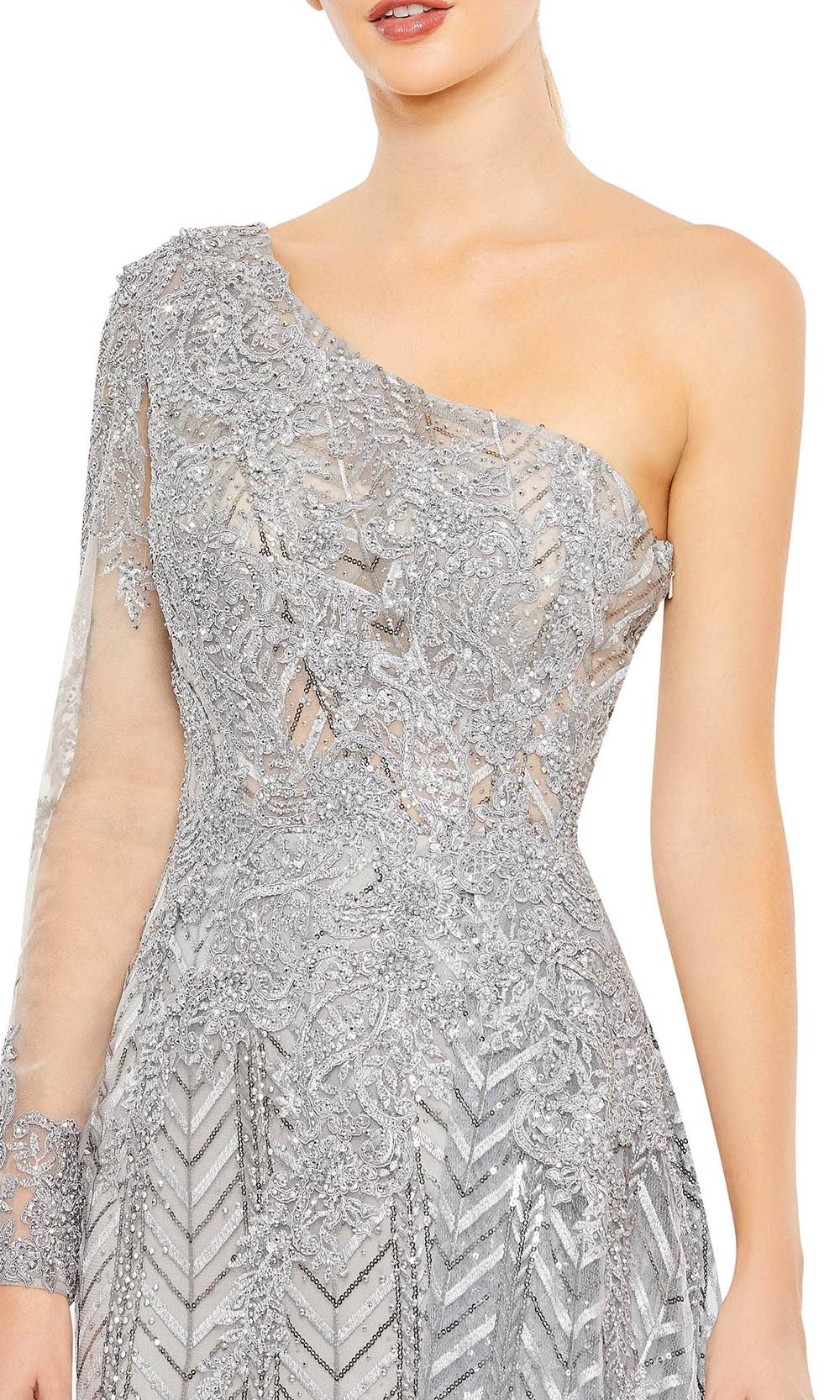 Mac Duggal 20401 In Silver