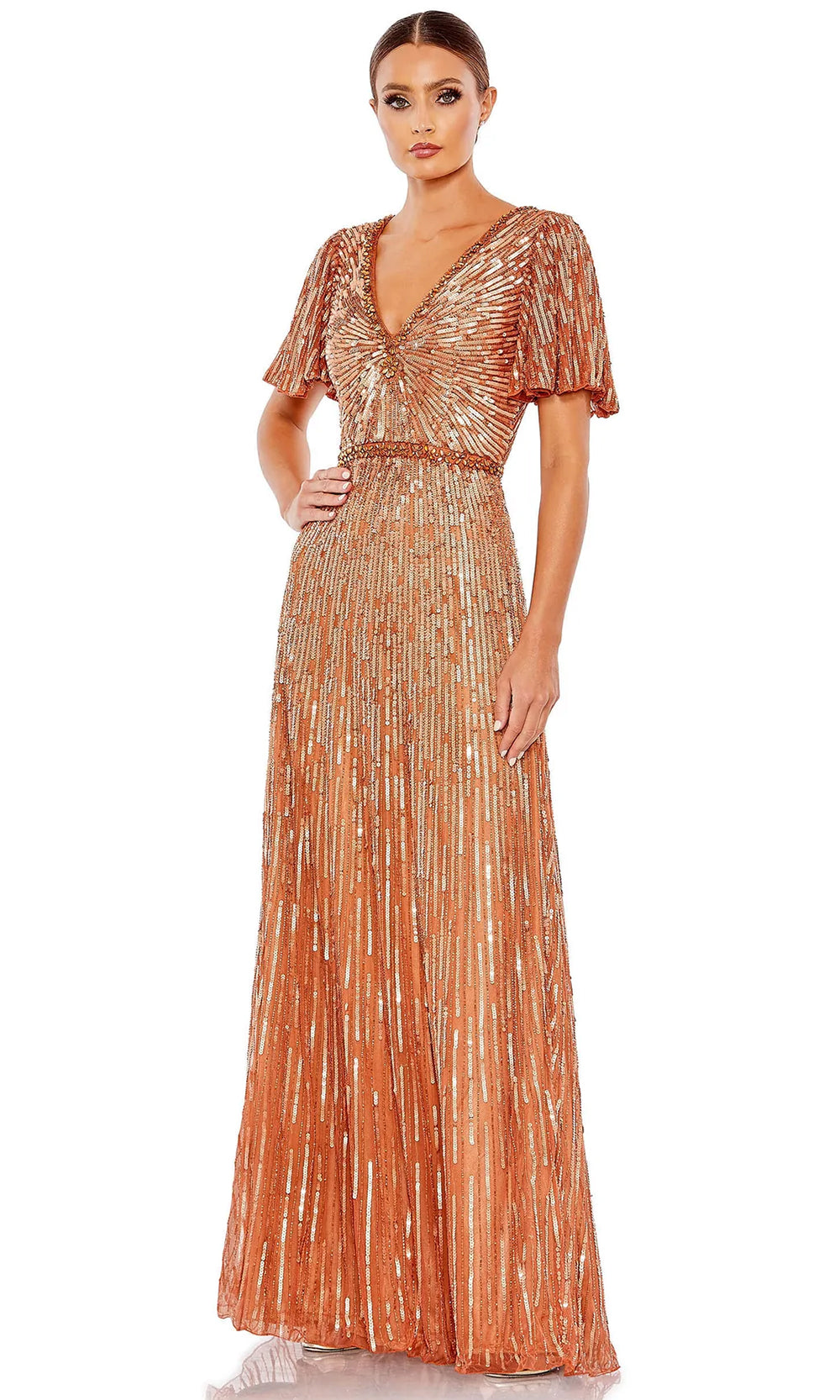 Mac Duggal 5538 Brown