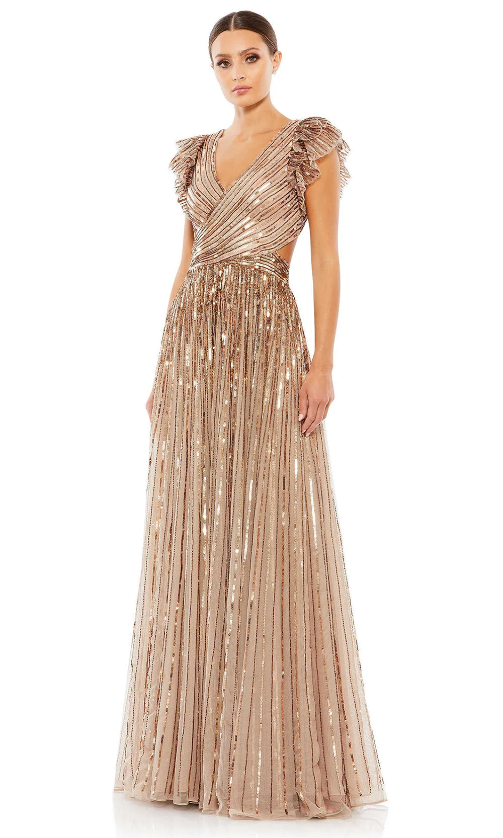 Mac Duggal 5568 Gold