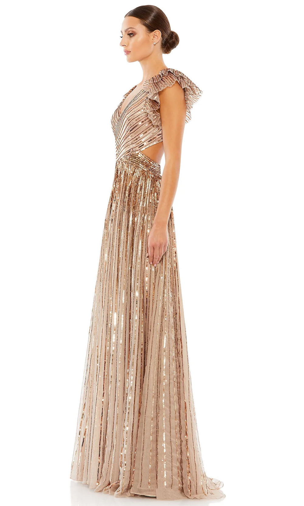 Mac Duggal 5568 Gold