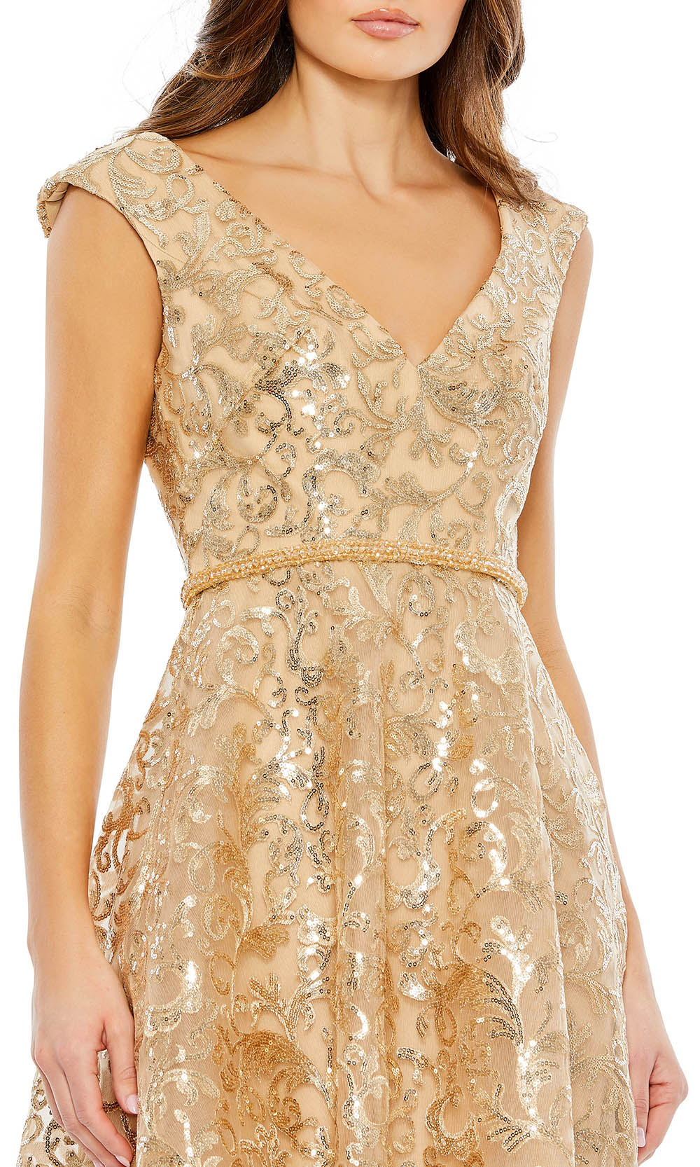 Mac Duggal 68012s Gold