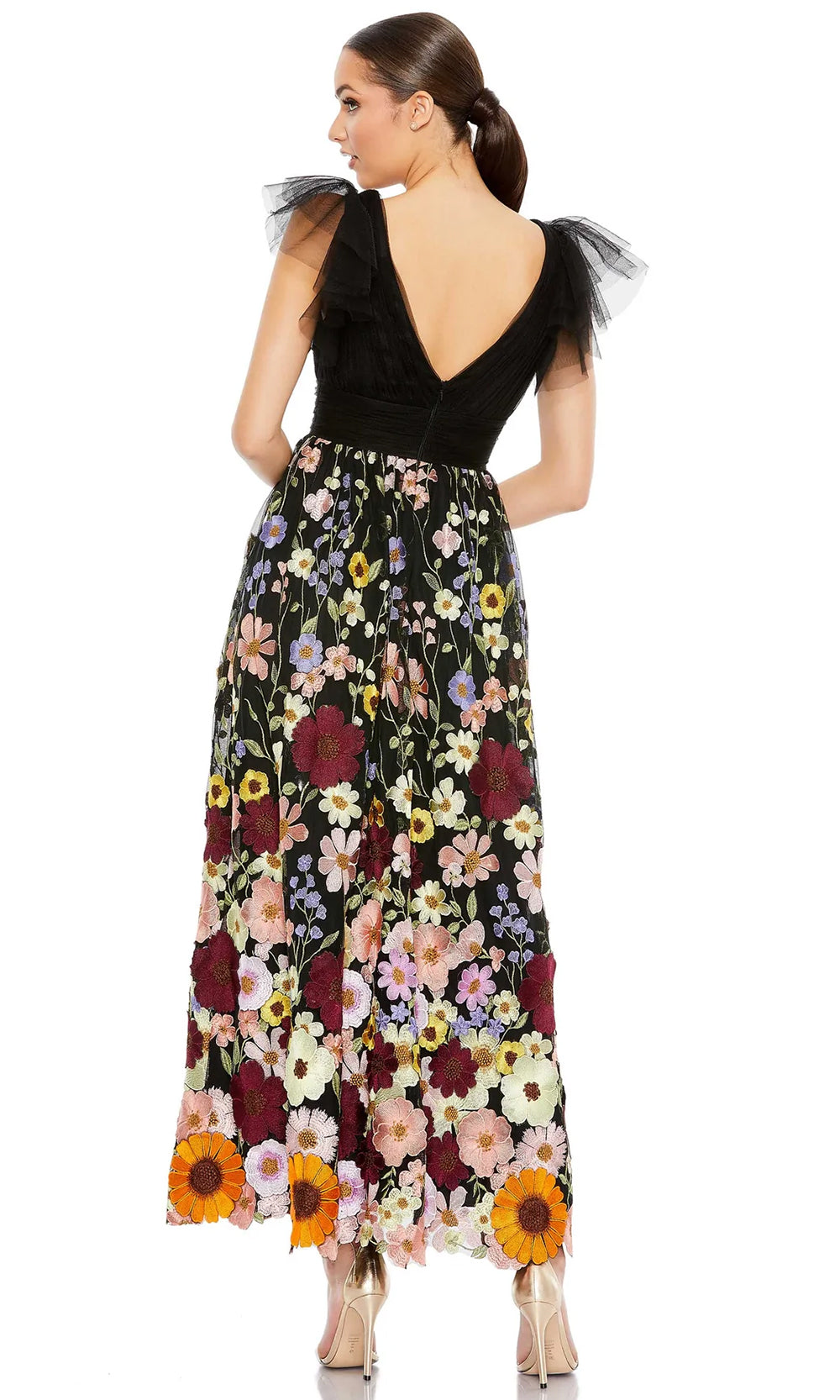 Mac Duggal 68204 Black Multi