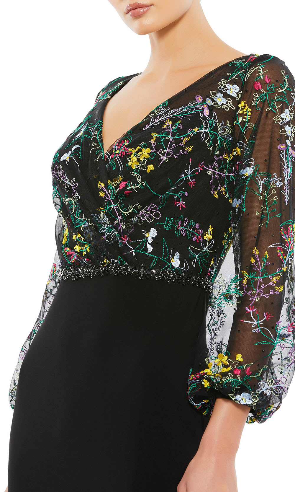 Mac Duggal 79379 In Black Multi