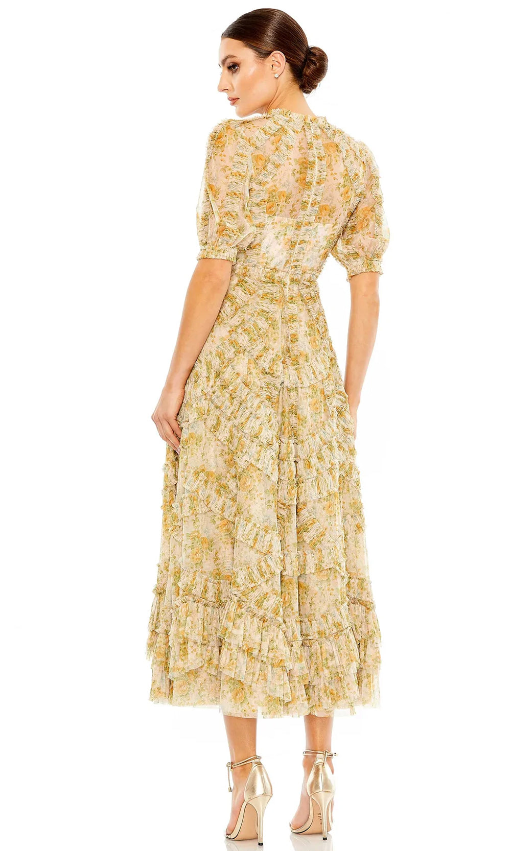 Mac Duggal 8011 Yellow Multi