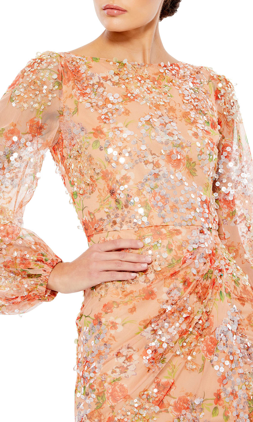 Mac Duggal 93547 In Orange