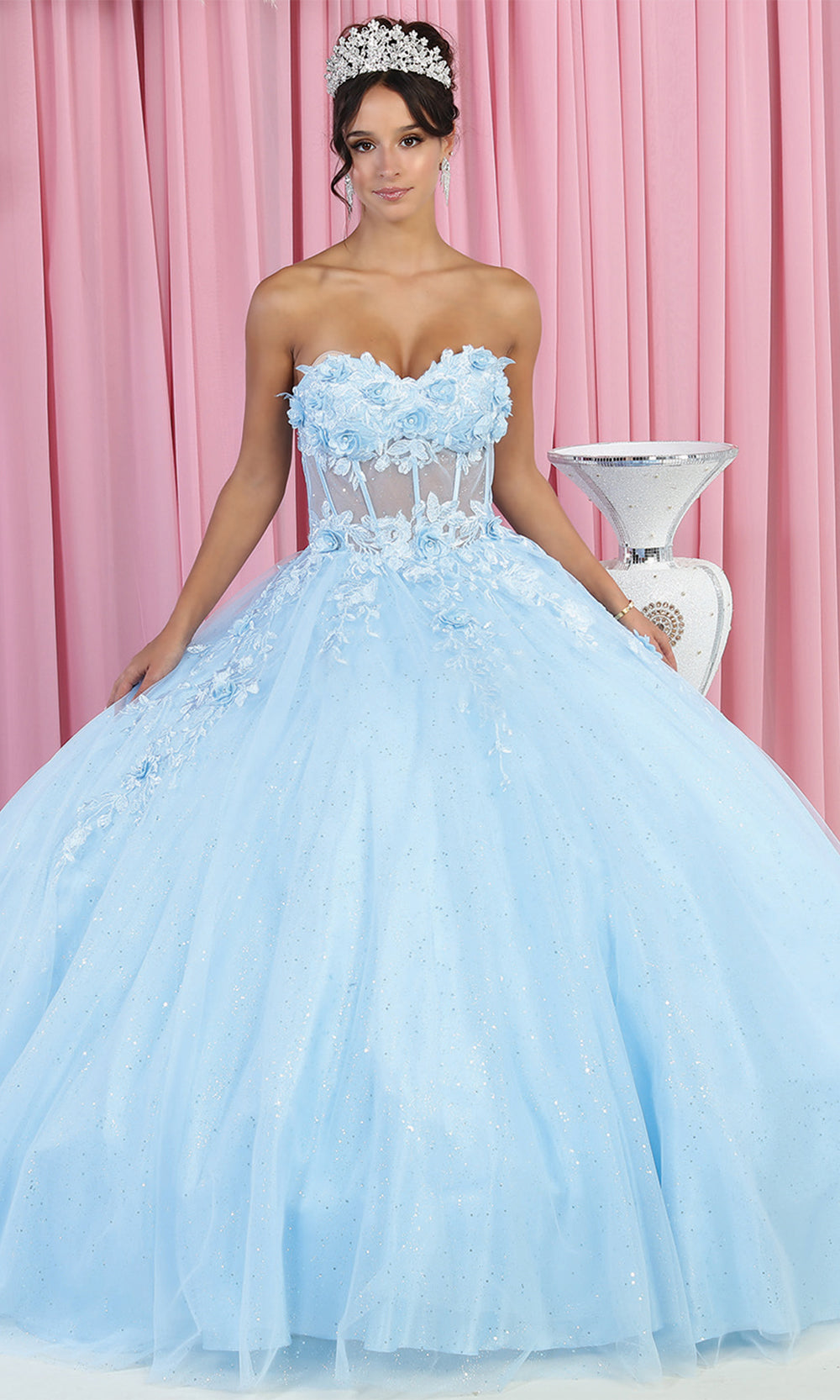 May Queen LK188 Baby blue