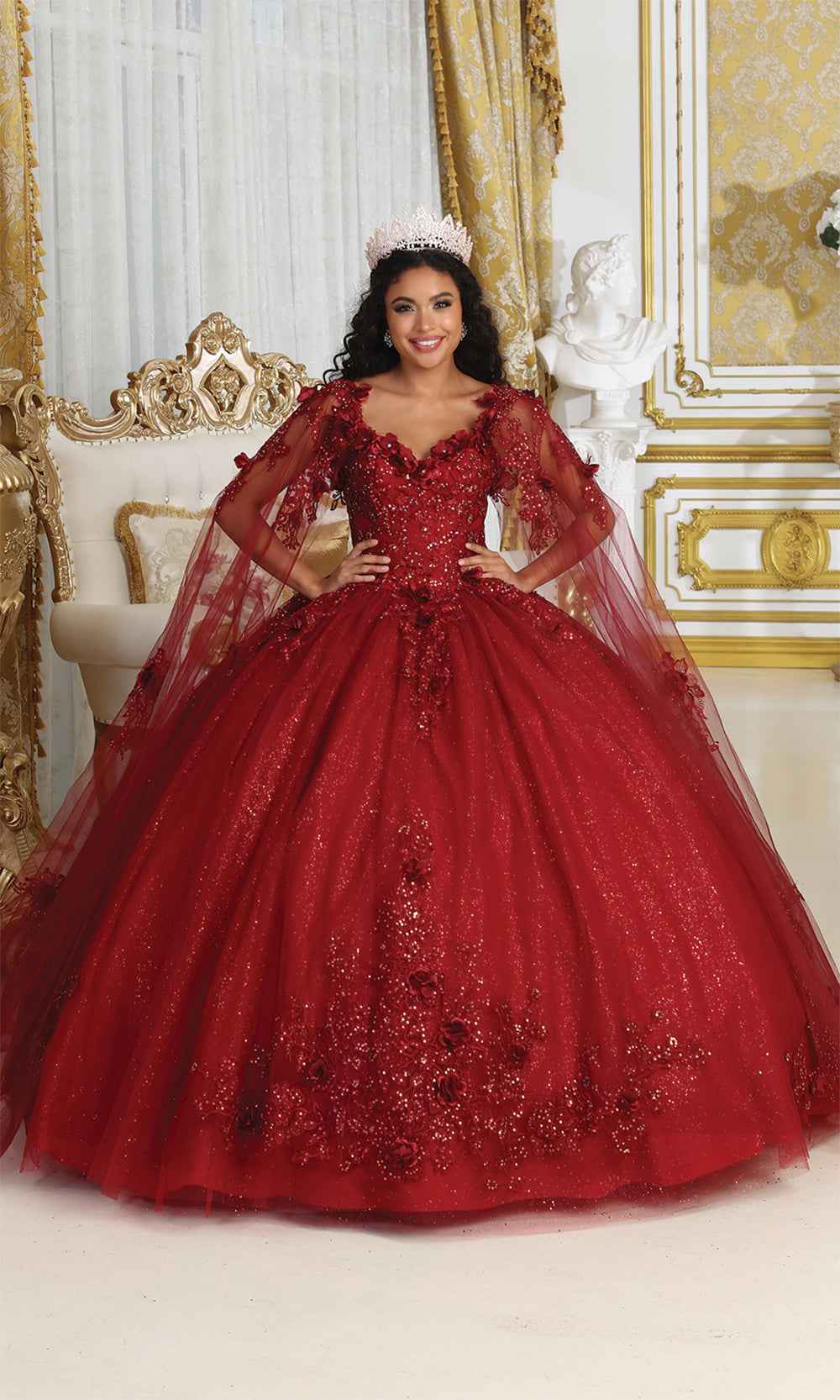 May Queen LK214 Burgundy