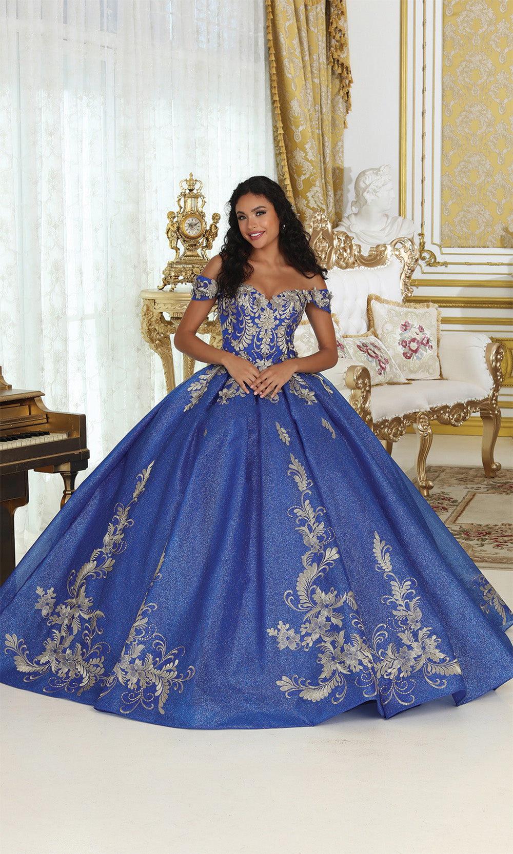 May Queen LK219 Royal/Gold