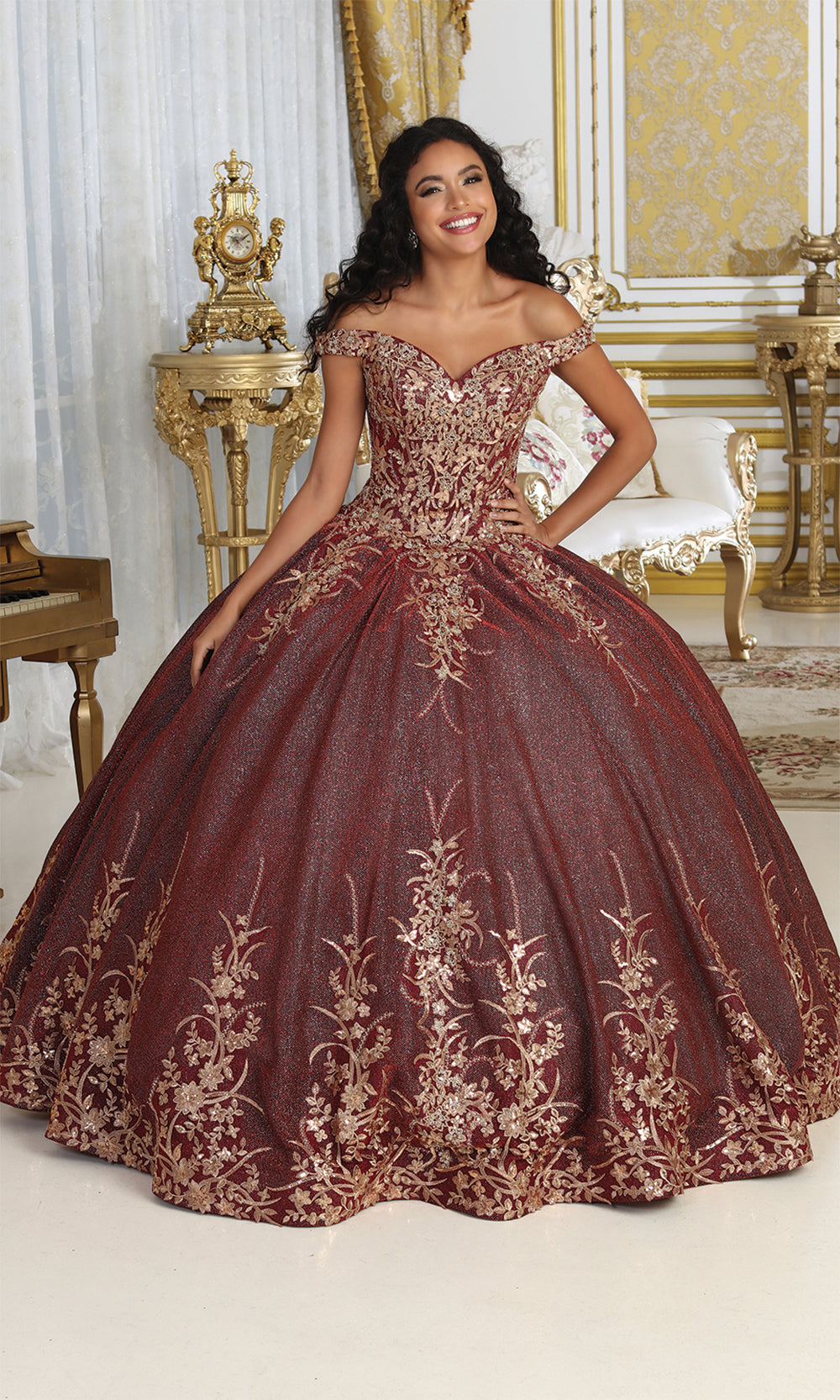 May Queen LK220 Burgundy