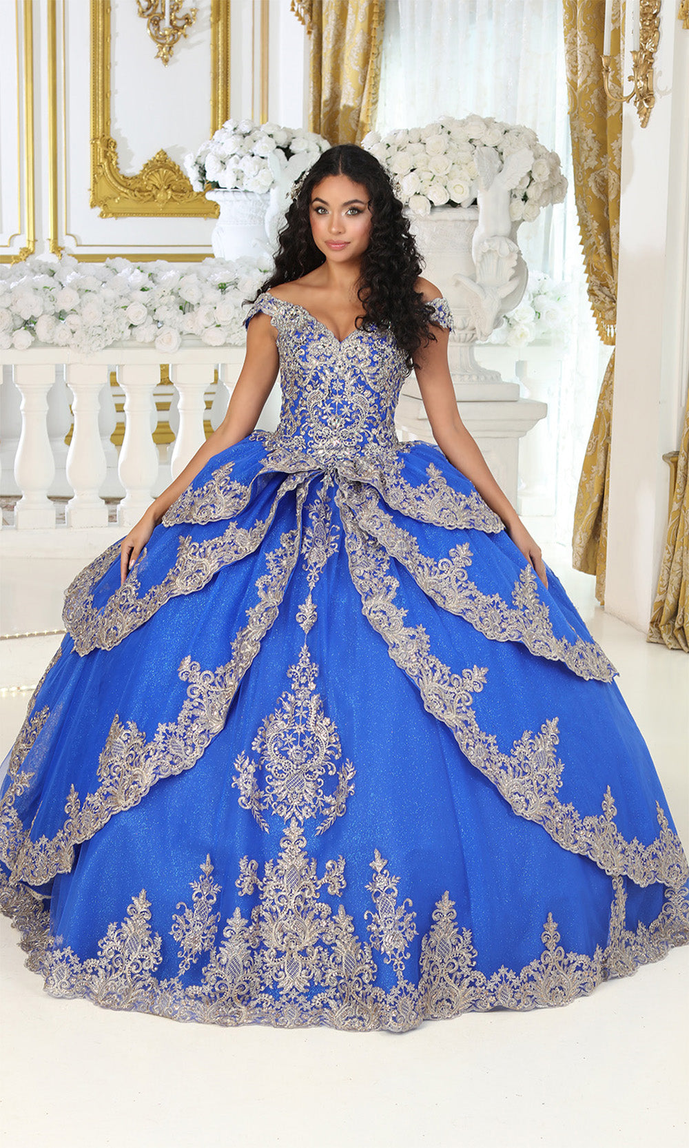 May Queen LK234 Royal/Gold