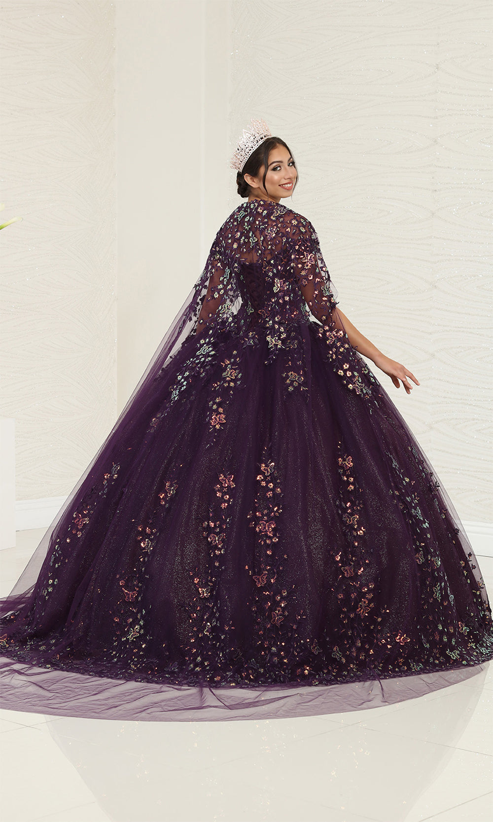 May Queen LK252 Eggplant