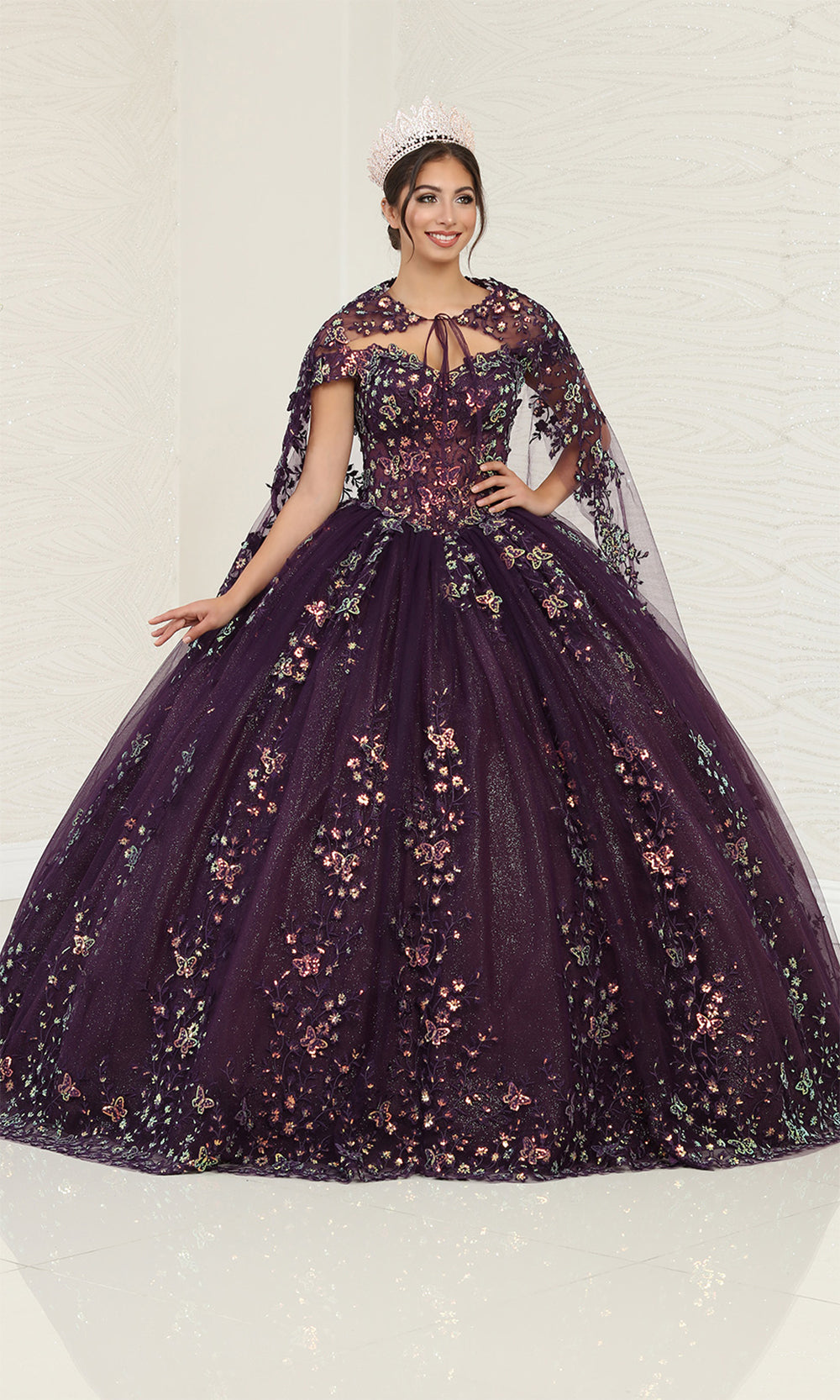 May Queen LK252 Eggplant