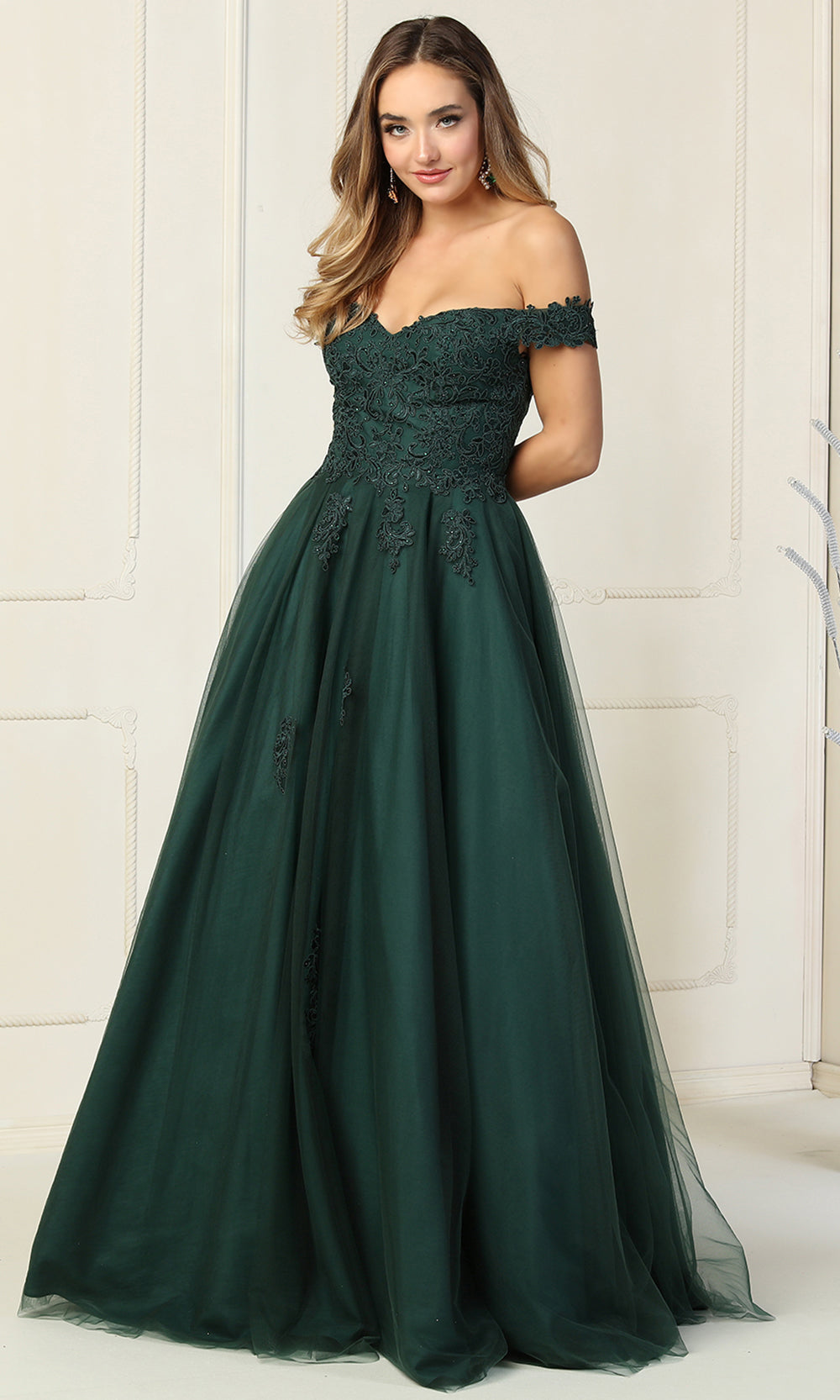 May Queen MQ186 In Pink In Green