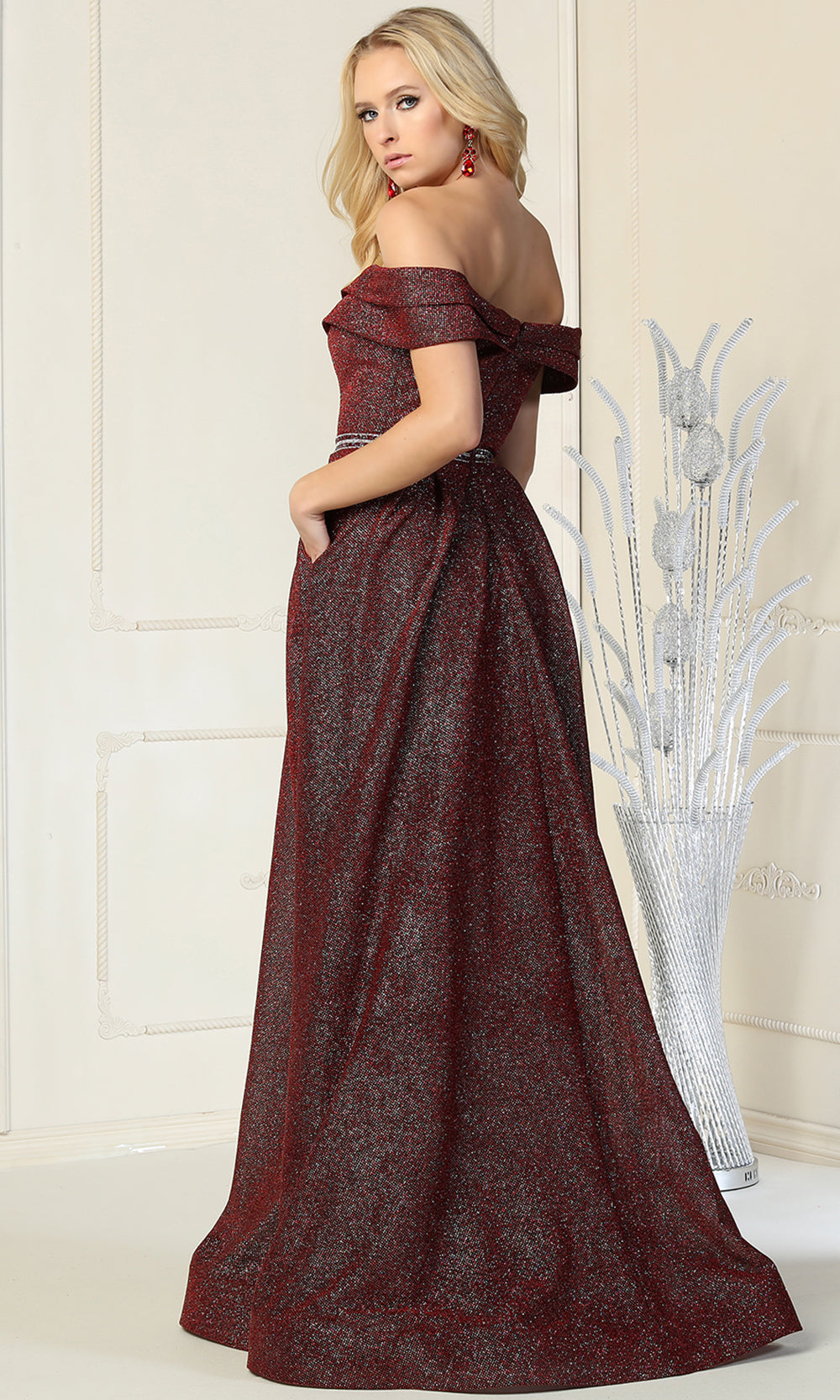 May Queen MQ1868 In Burgundy