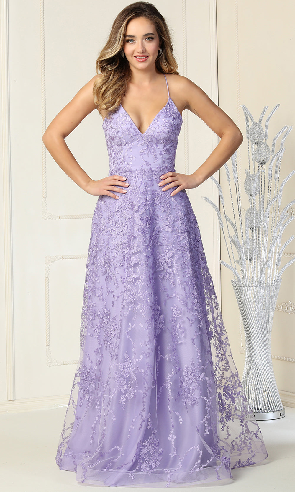 May Queen MQ1885 In Purple