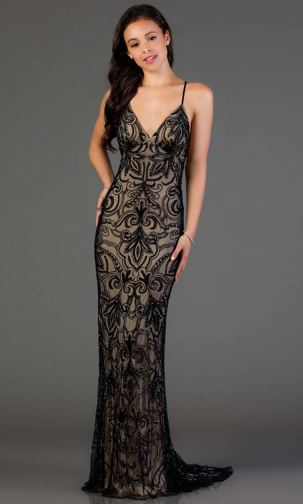 SCALA 48557 Black Nude