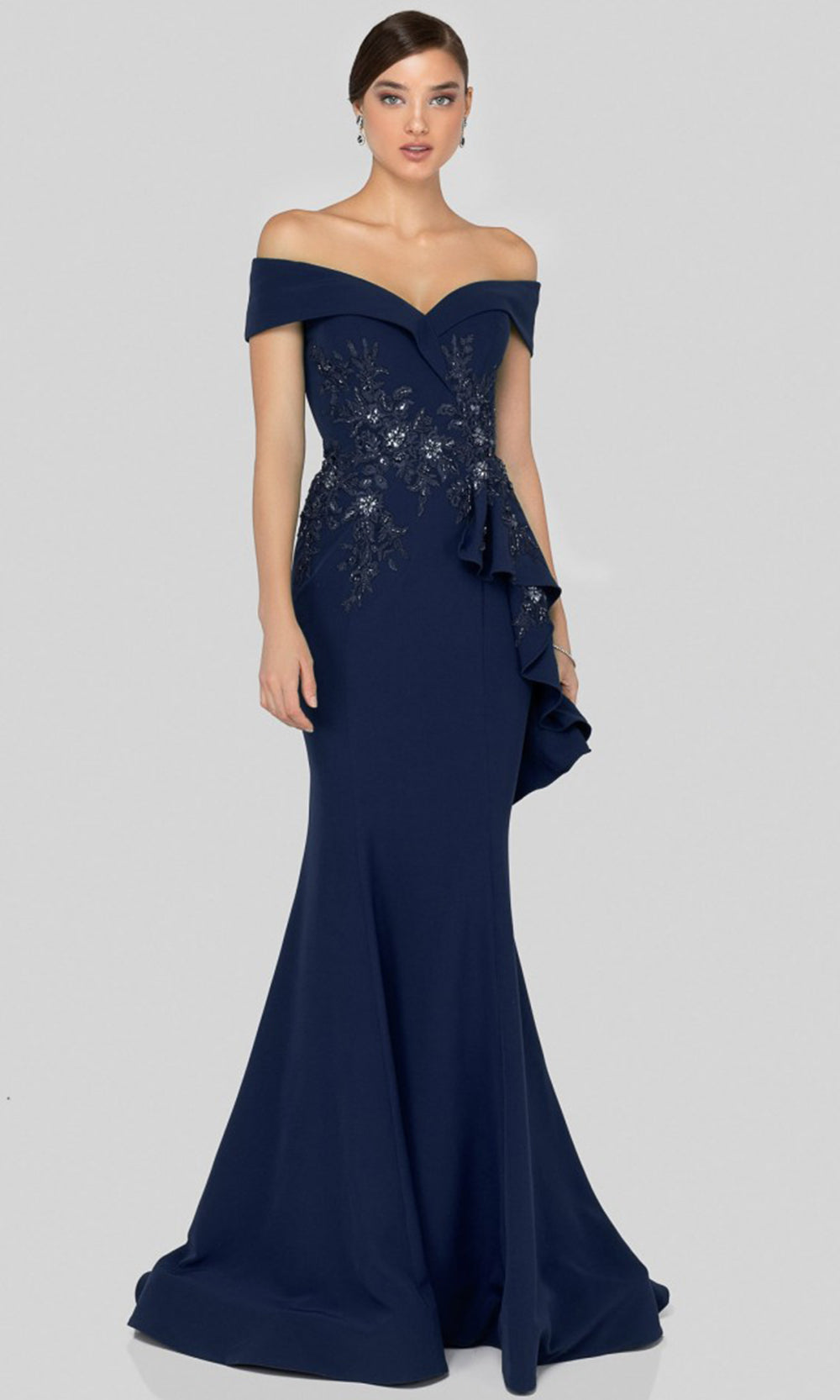Terani Couture 1911M9339 In Blue