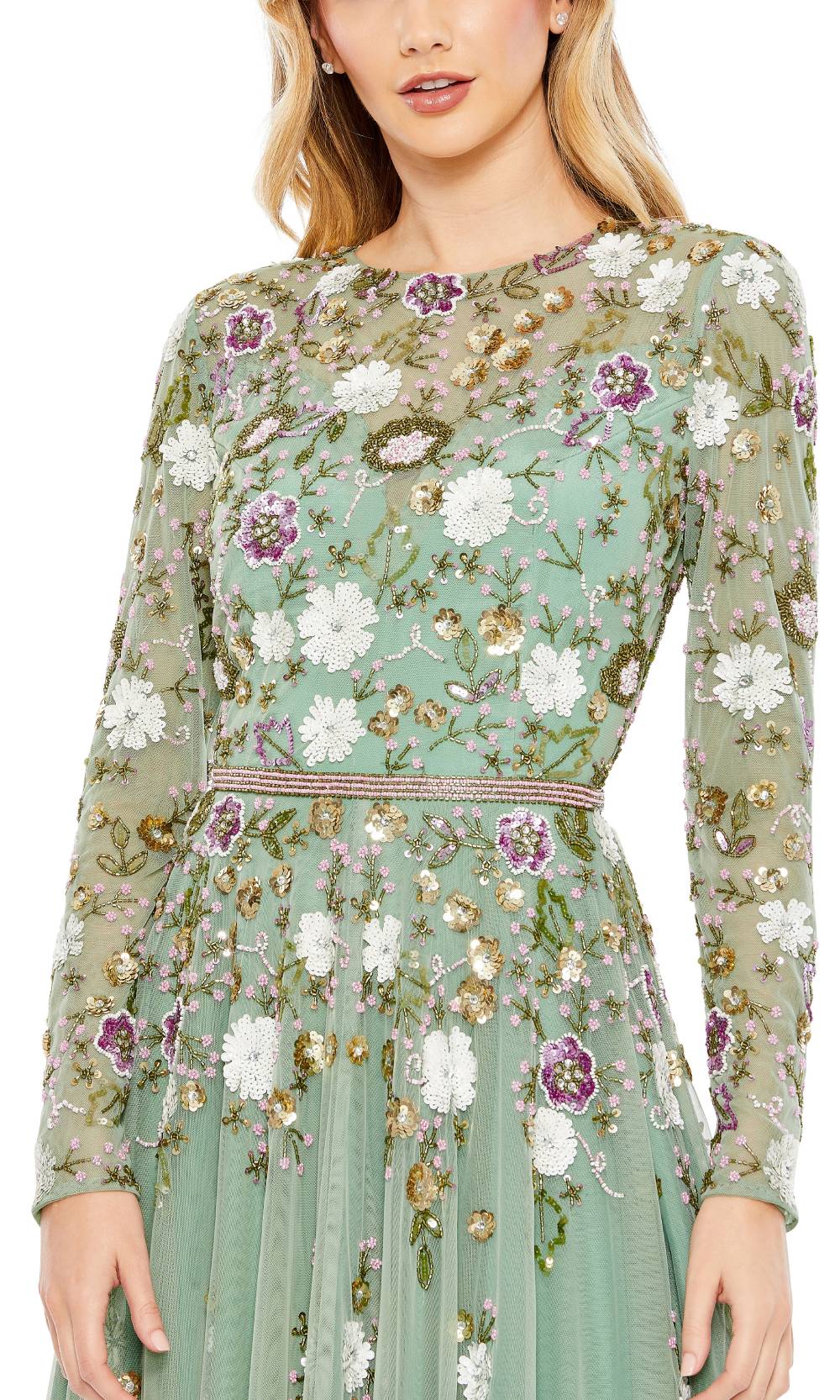 Mac Duggal 5716 Sage Multi