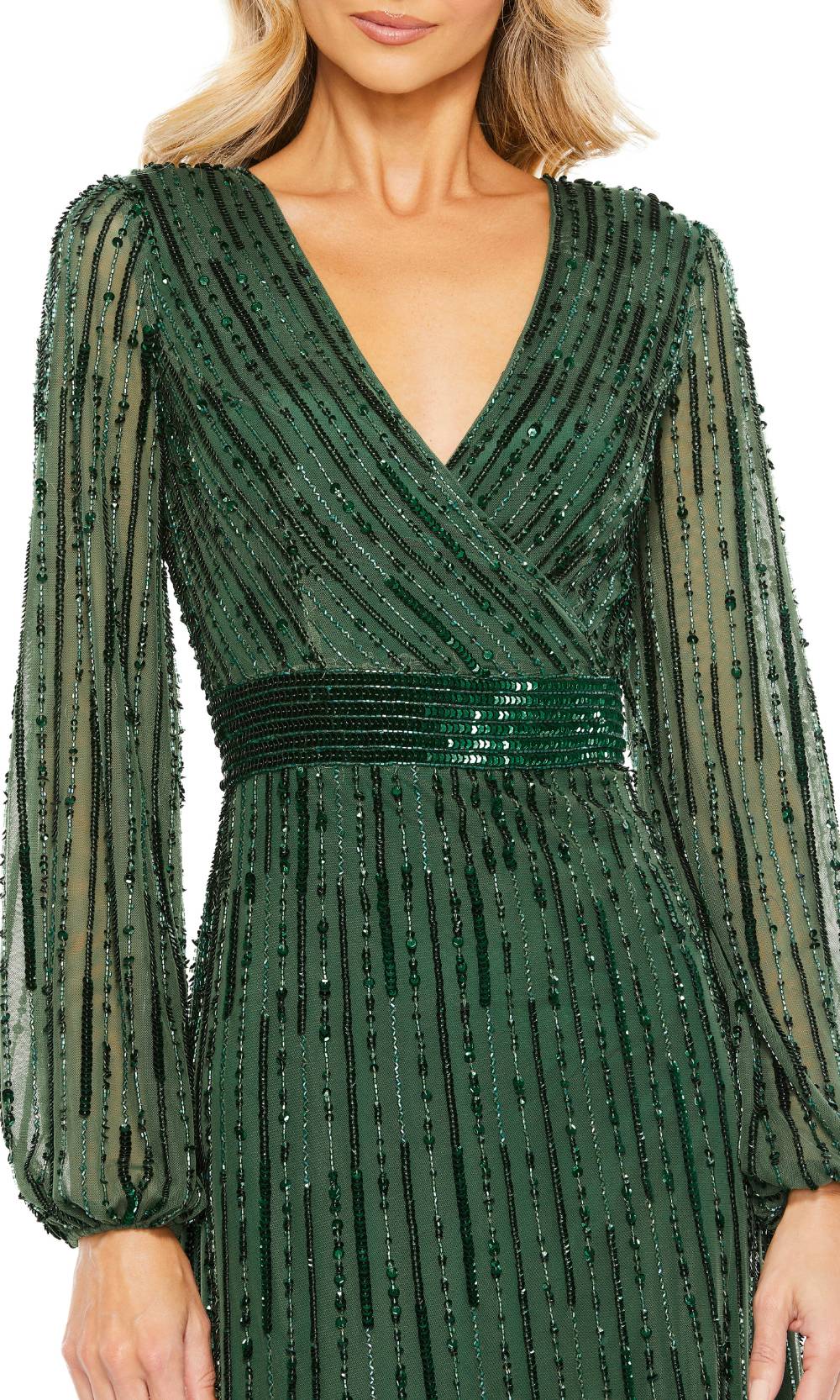 Mac Duggal 5718 Dark Green