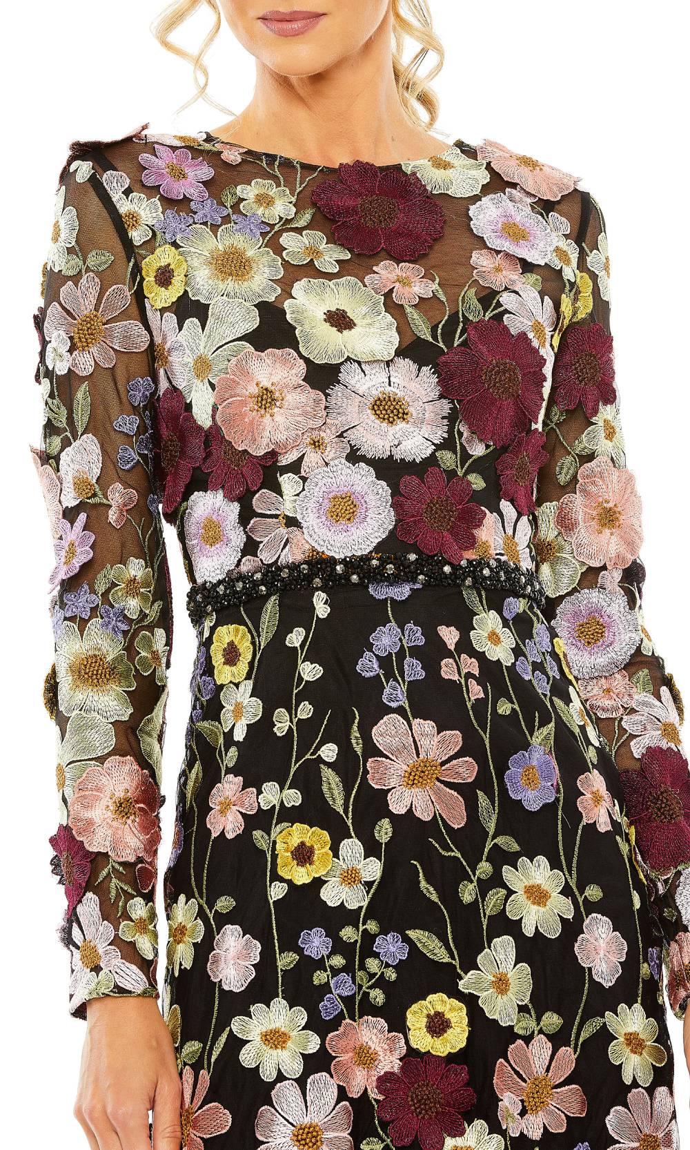 Mac Duggal 68462 Black Multi