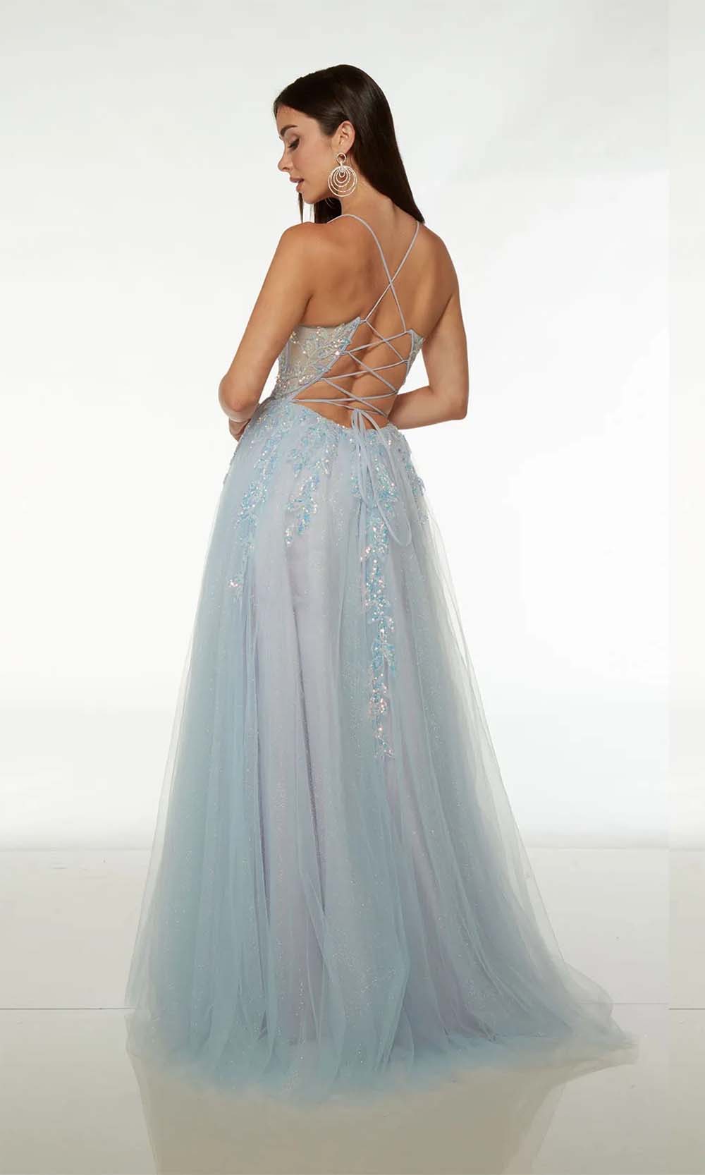 Alyce Paris 61635 Light Blue/Orchid