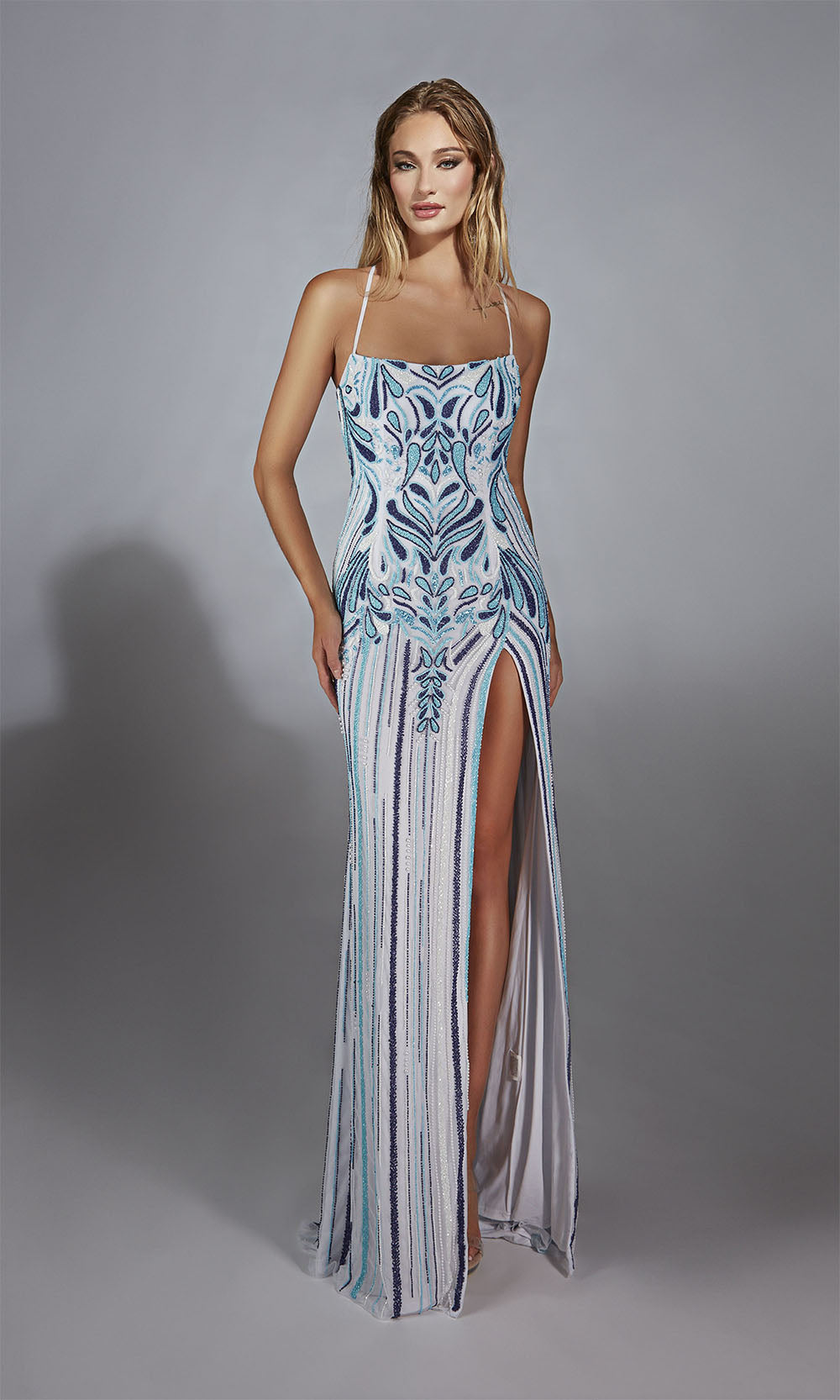 Alyce Paris 61868 Ivory/Blue