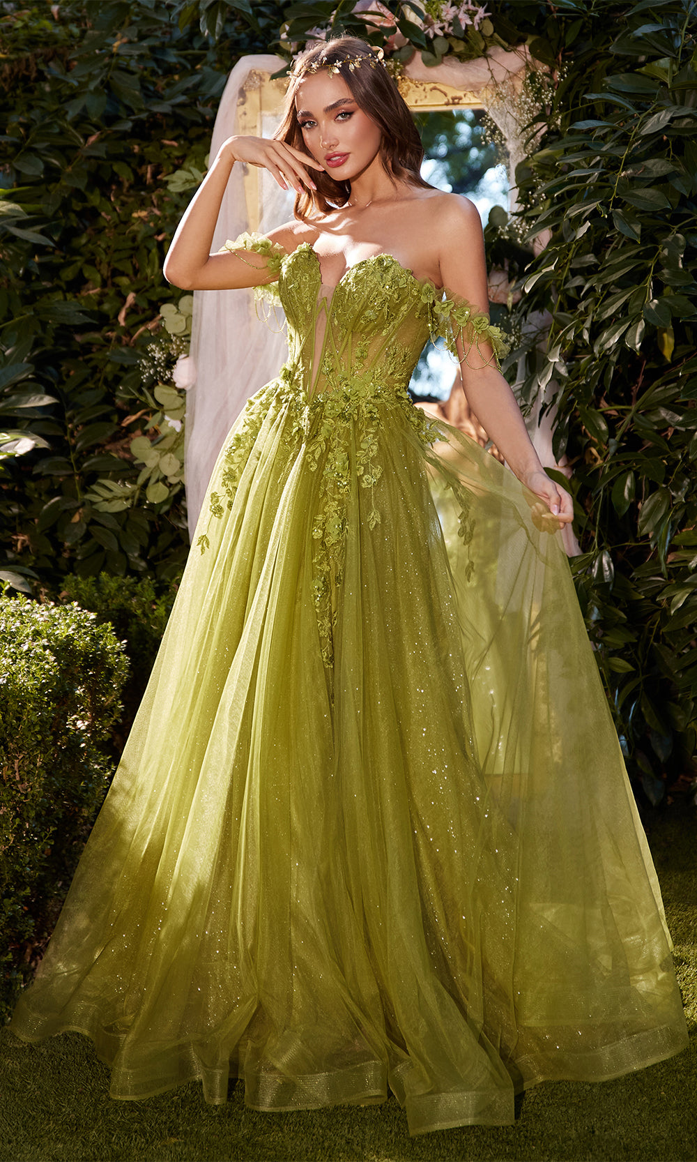 Andrea and Leo A1237 Leaf Green