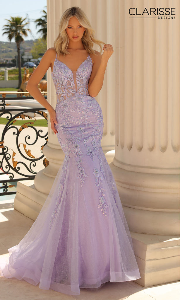 Primavera Couture 3946 Size 6 Purple Prom Dress Long Beaded Gown