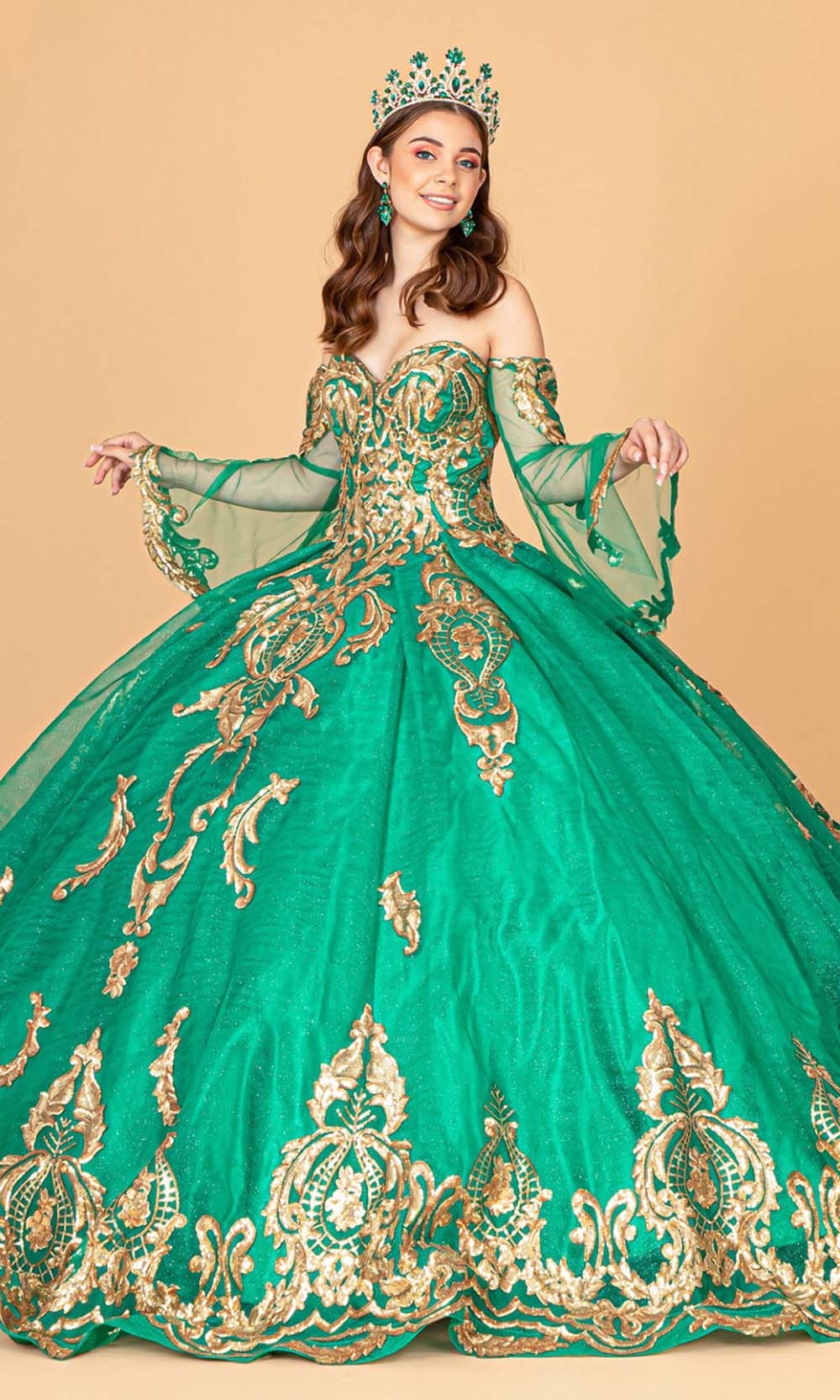 Elizabeth K GL1914 Emerald Green