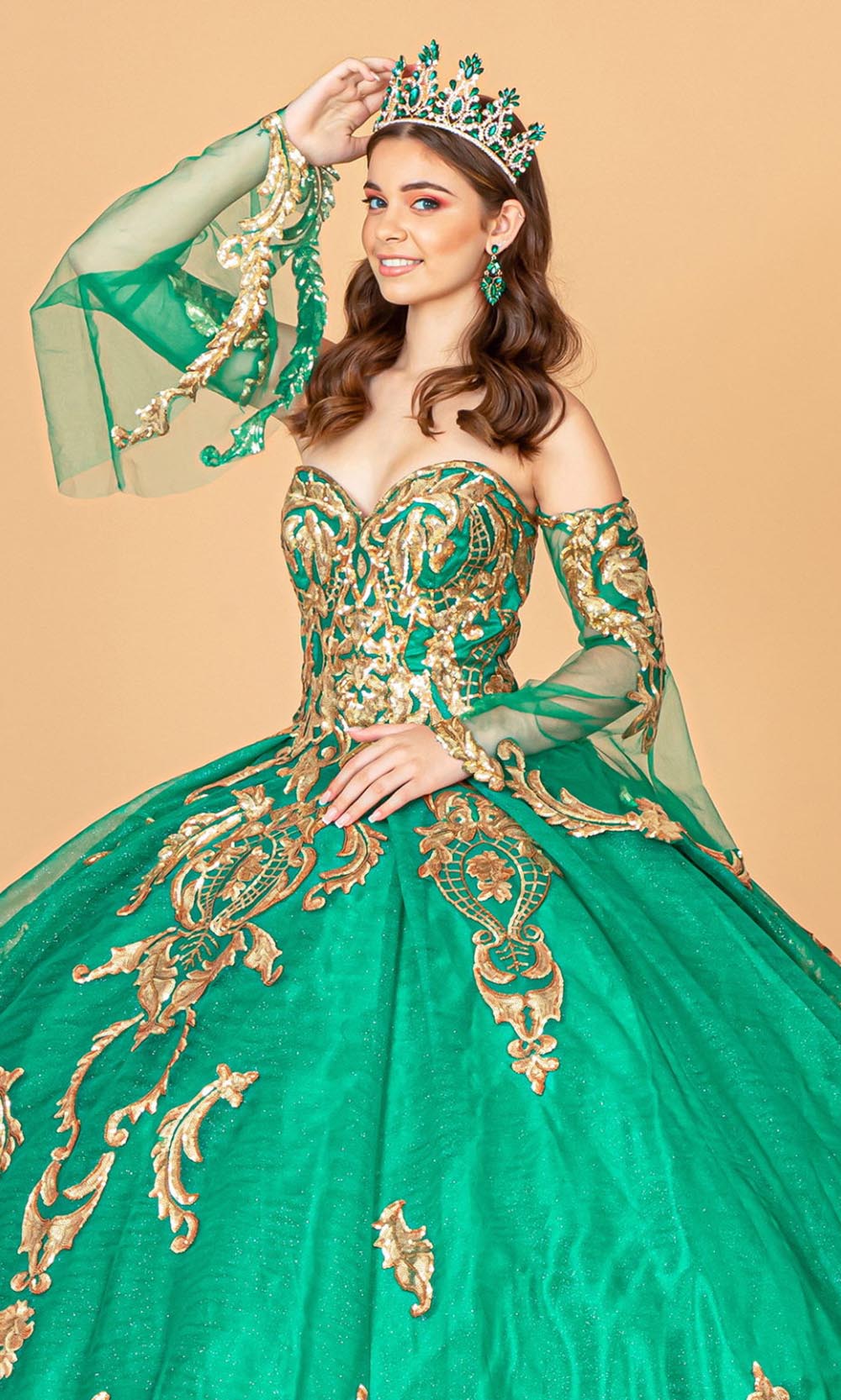 Elizabeth K GL1914 Emerald Green