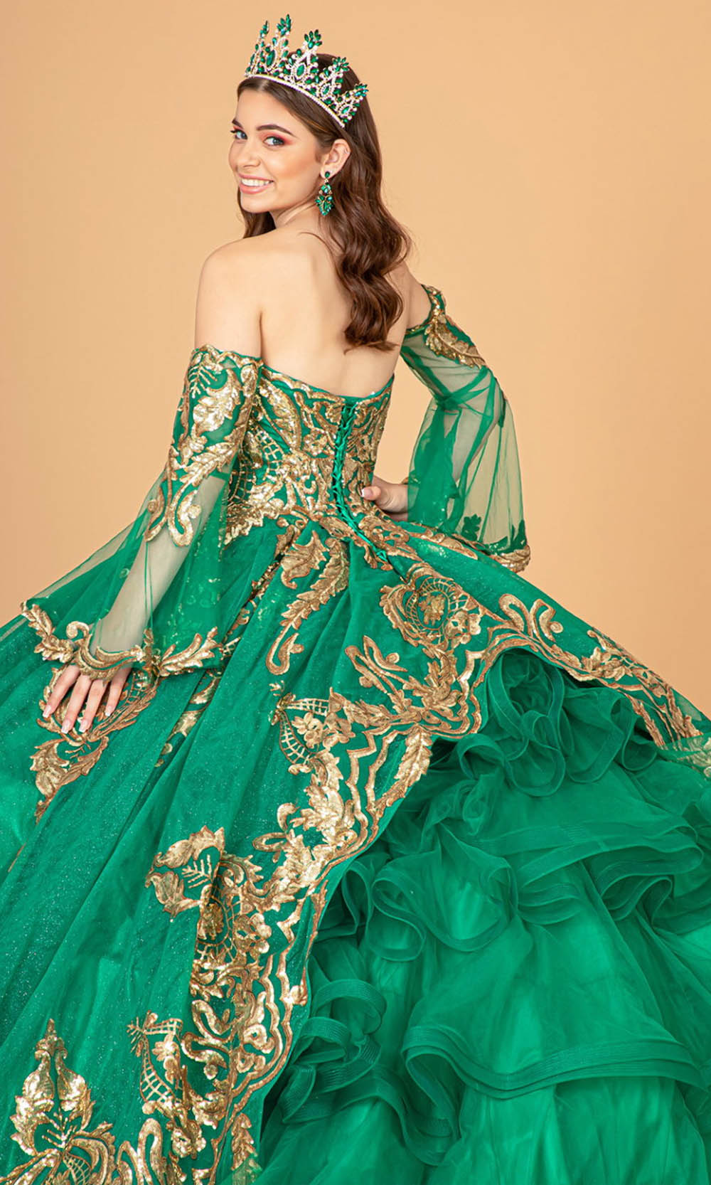 Elizabeth K GL1914 Emerald Green