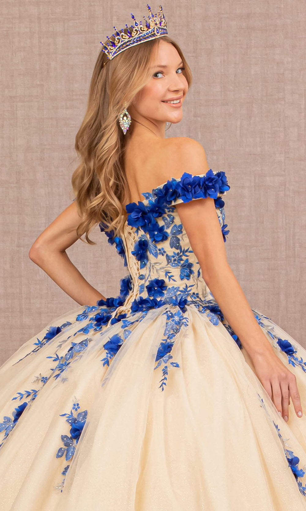 Elizabeth K GL3105 Royal Blue Nude 