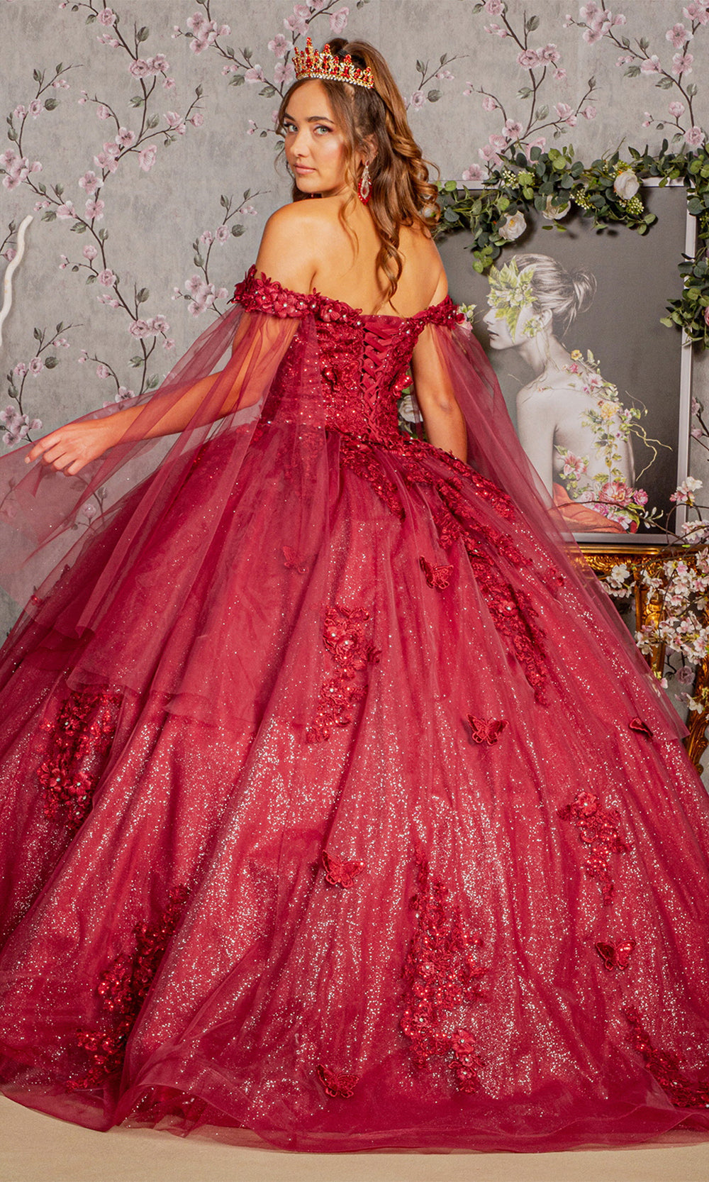 Elizabeth K GL3181 Burgundy