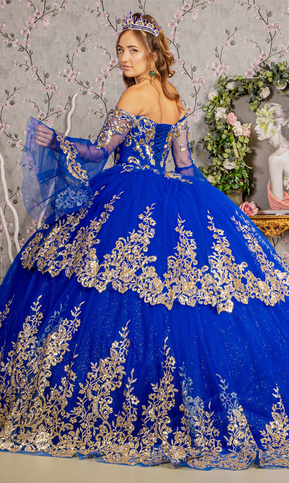 Elizabeth K GL3184 Royal Blue/Gold